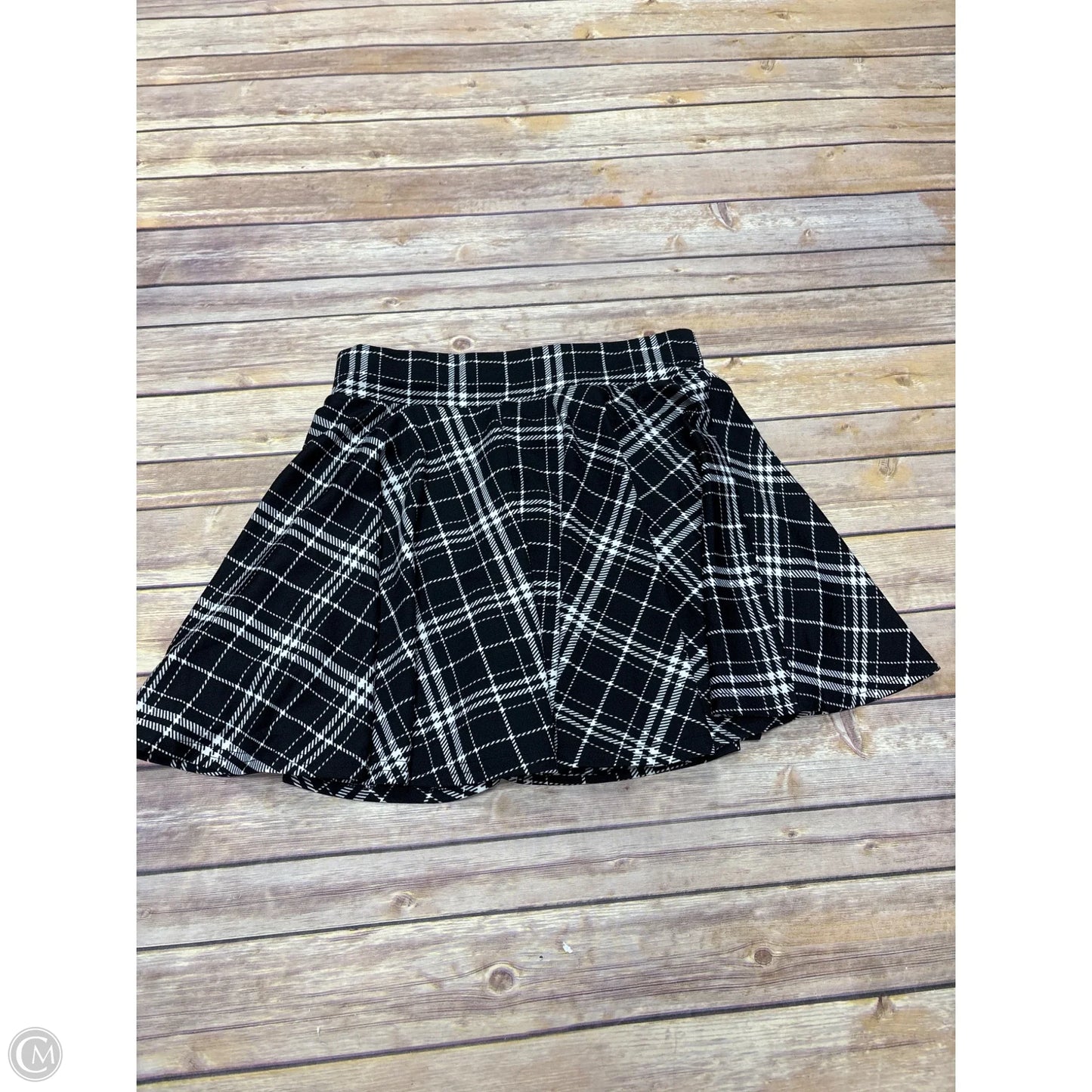 Skirt Mini & Short By Cme In Plaid Pattern, Size: M