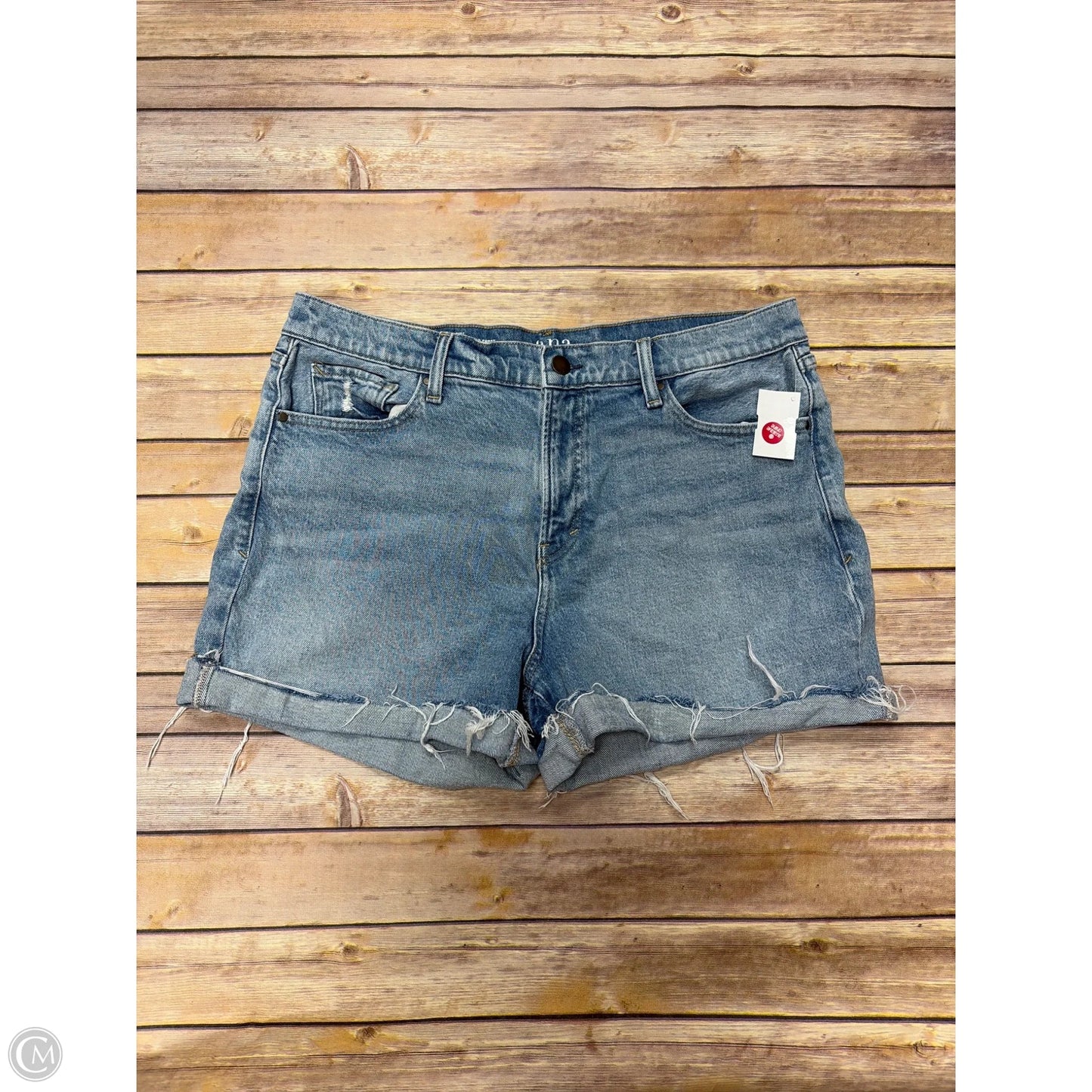Shorts By Ana In Blue Denim, Size: 14