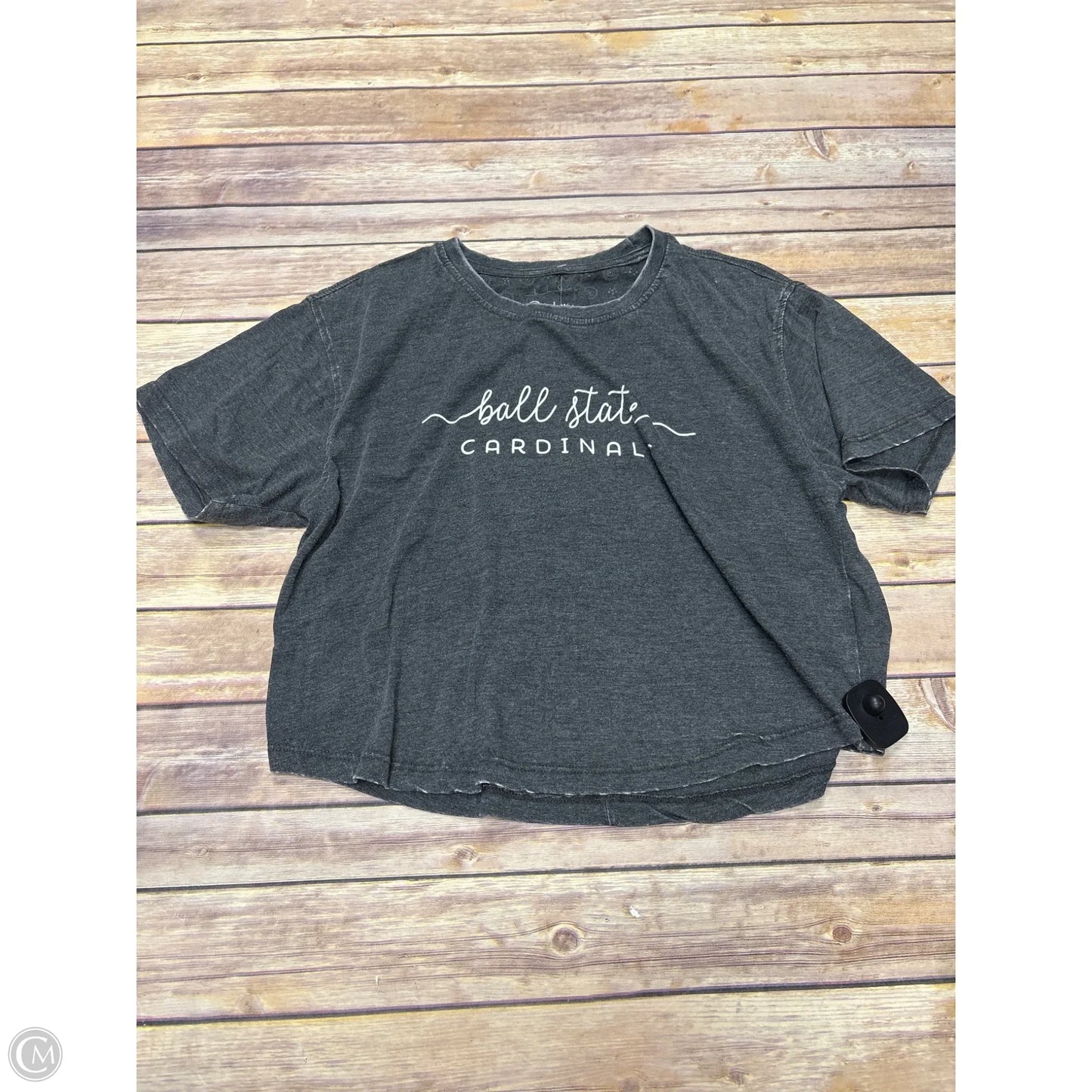 Top Short Sleeve Basic By Pressbox In Grey, Size: L