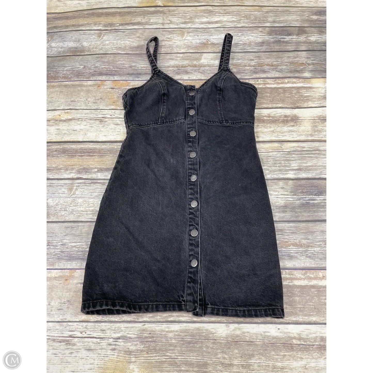 Dress Casual Short By Top Shop In Black Denim, Size: S