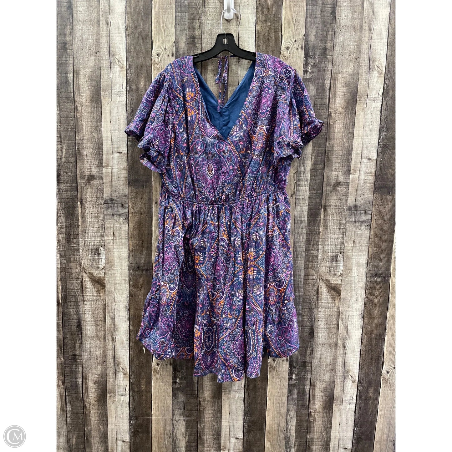 Dress Casual Short By Cmf In Blue, Size: 2x