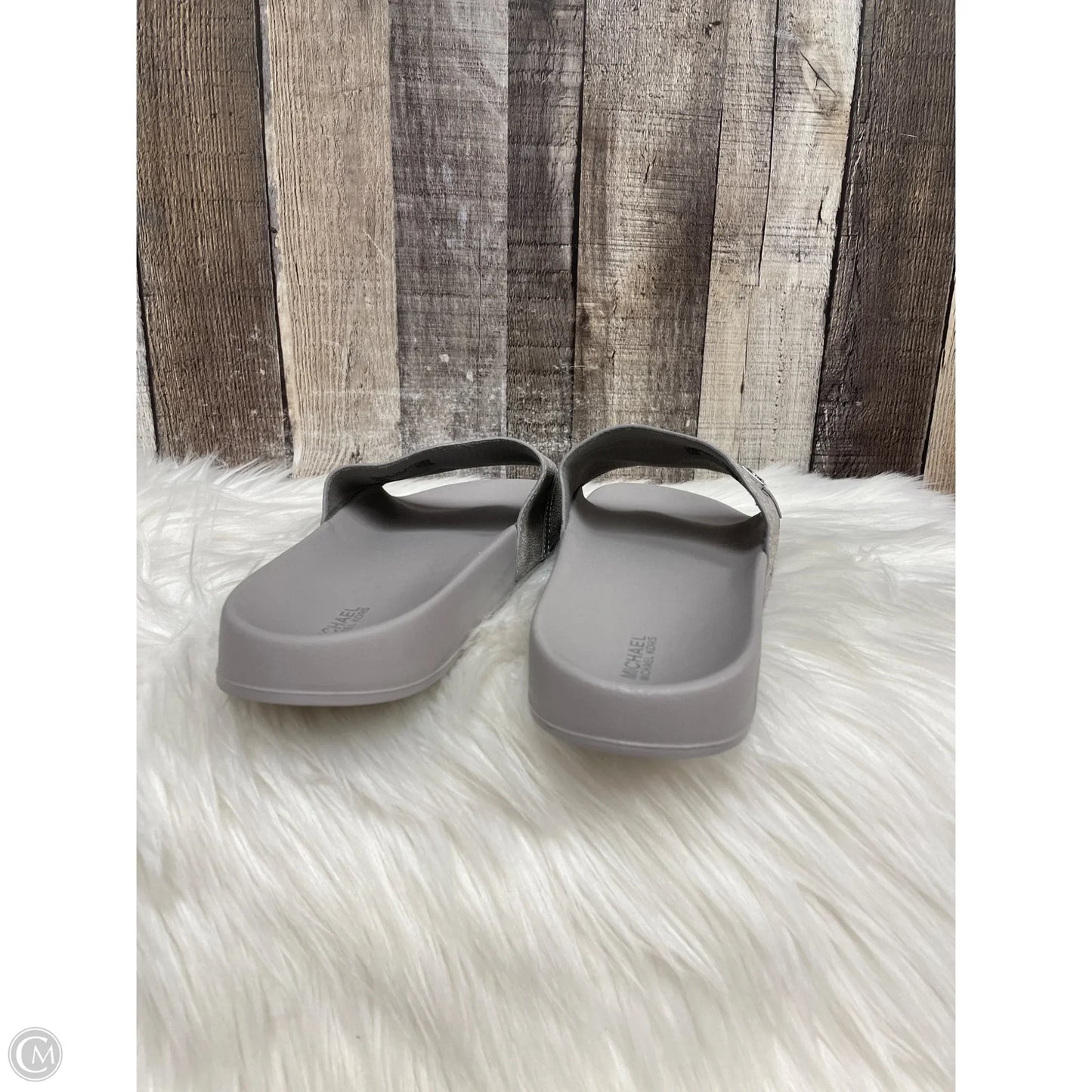 Sandals Flats By Michael By Michael Kors In Grey, Size: 10