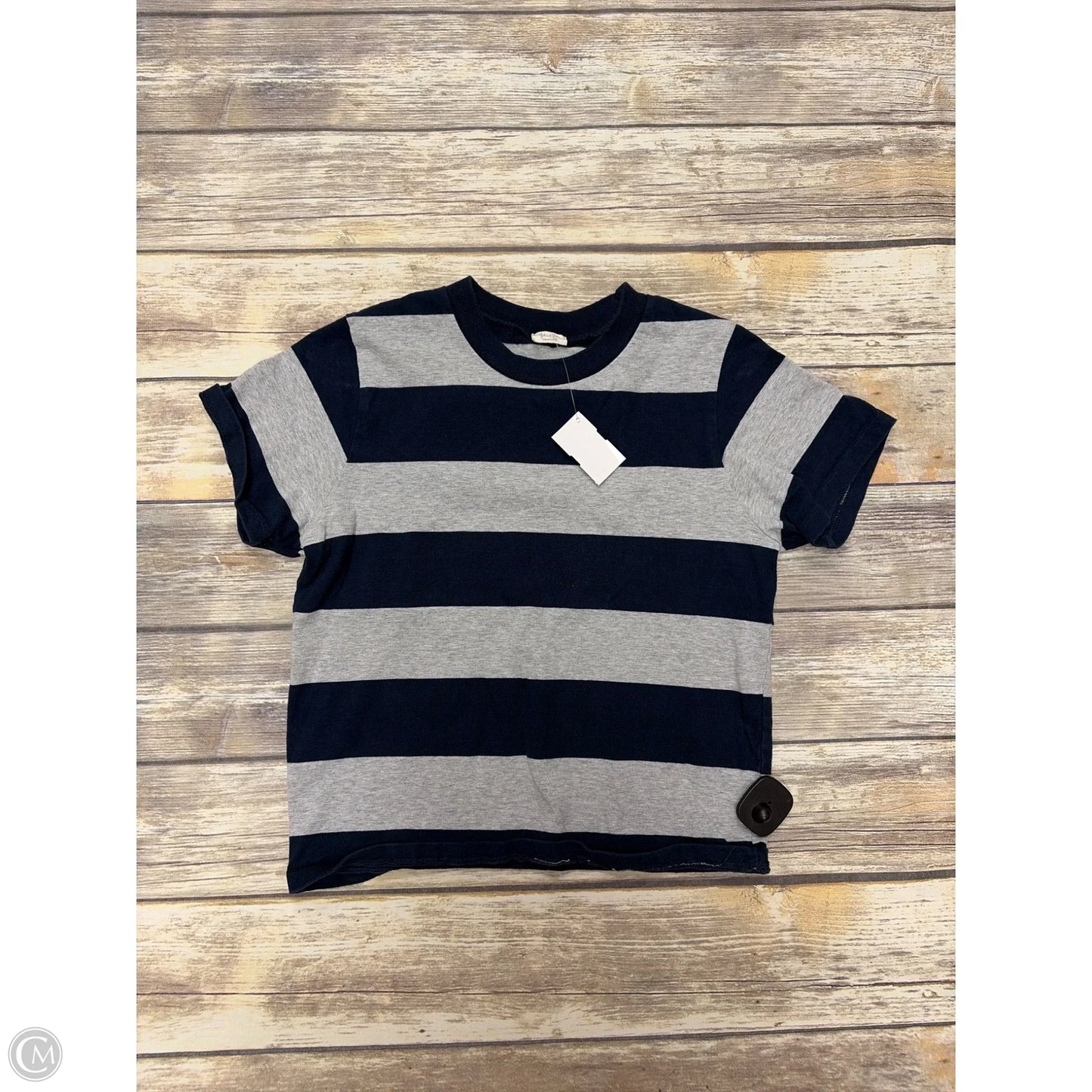 Top Short Sleeve By John Galt In Striped Pattern, Size: Xs