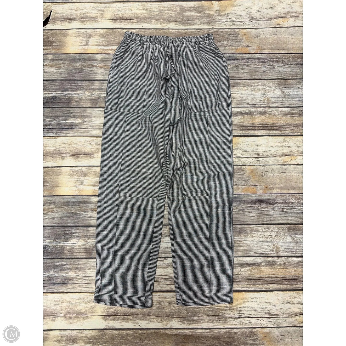 Pants Wide Leg By Cme In Striped Pattern, Size: M