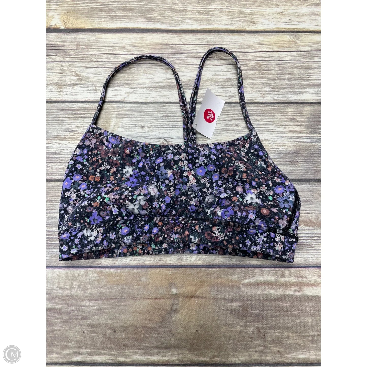 Athletic Bra By Lululemon In Floral Print, Size: Xs