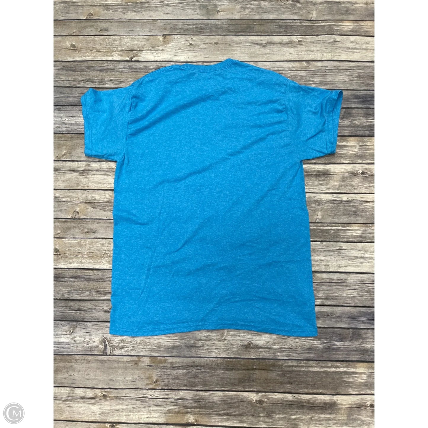 Top Short Sleeve Basic By Gildan In Blue, Size: M