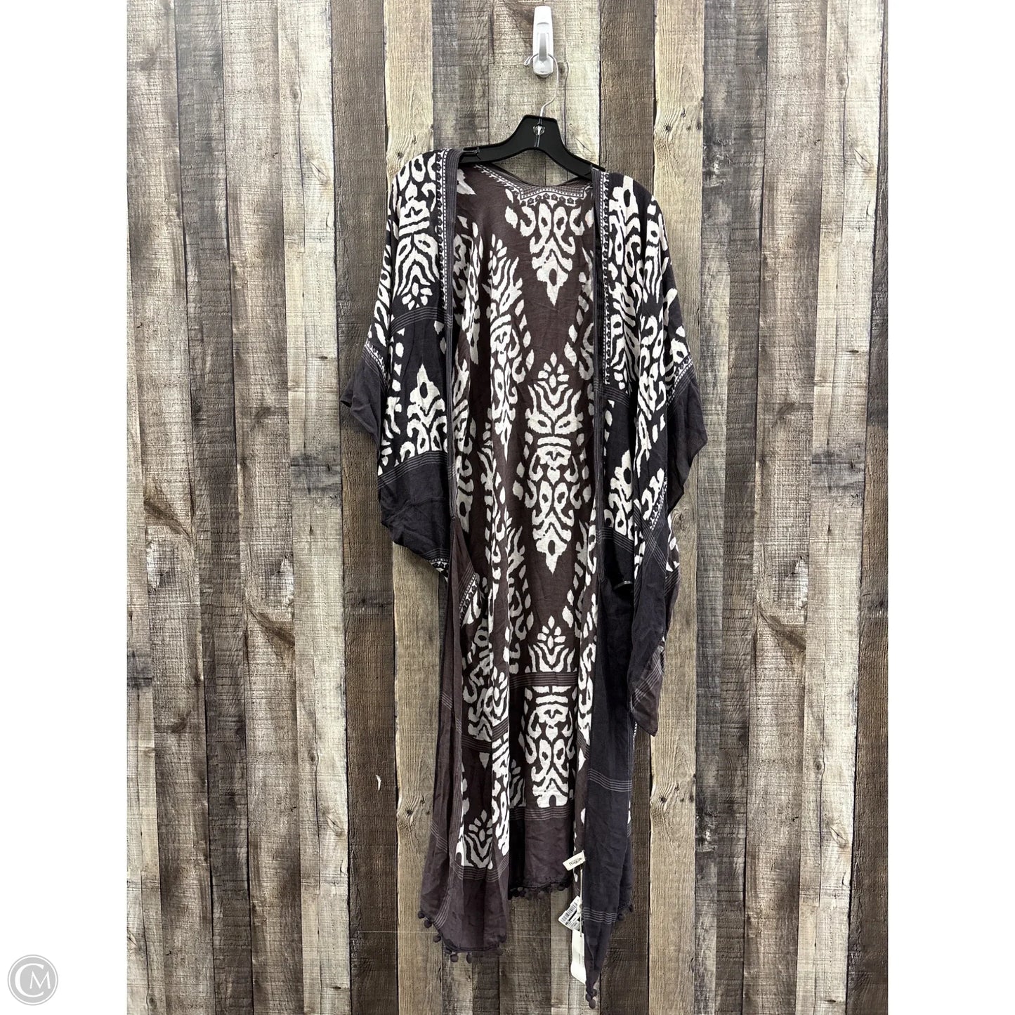 Kimono By Cme In Black & Cream, Size: Osfm