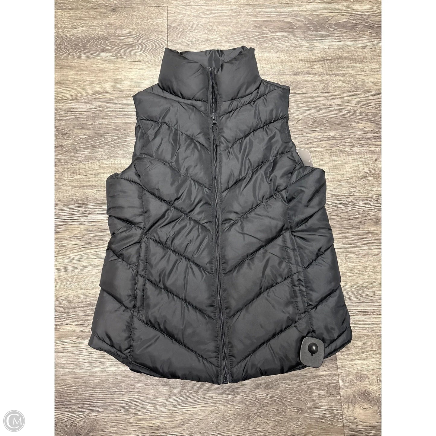 Vest Puffer & Quilted By So In Black, Size: Xs