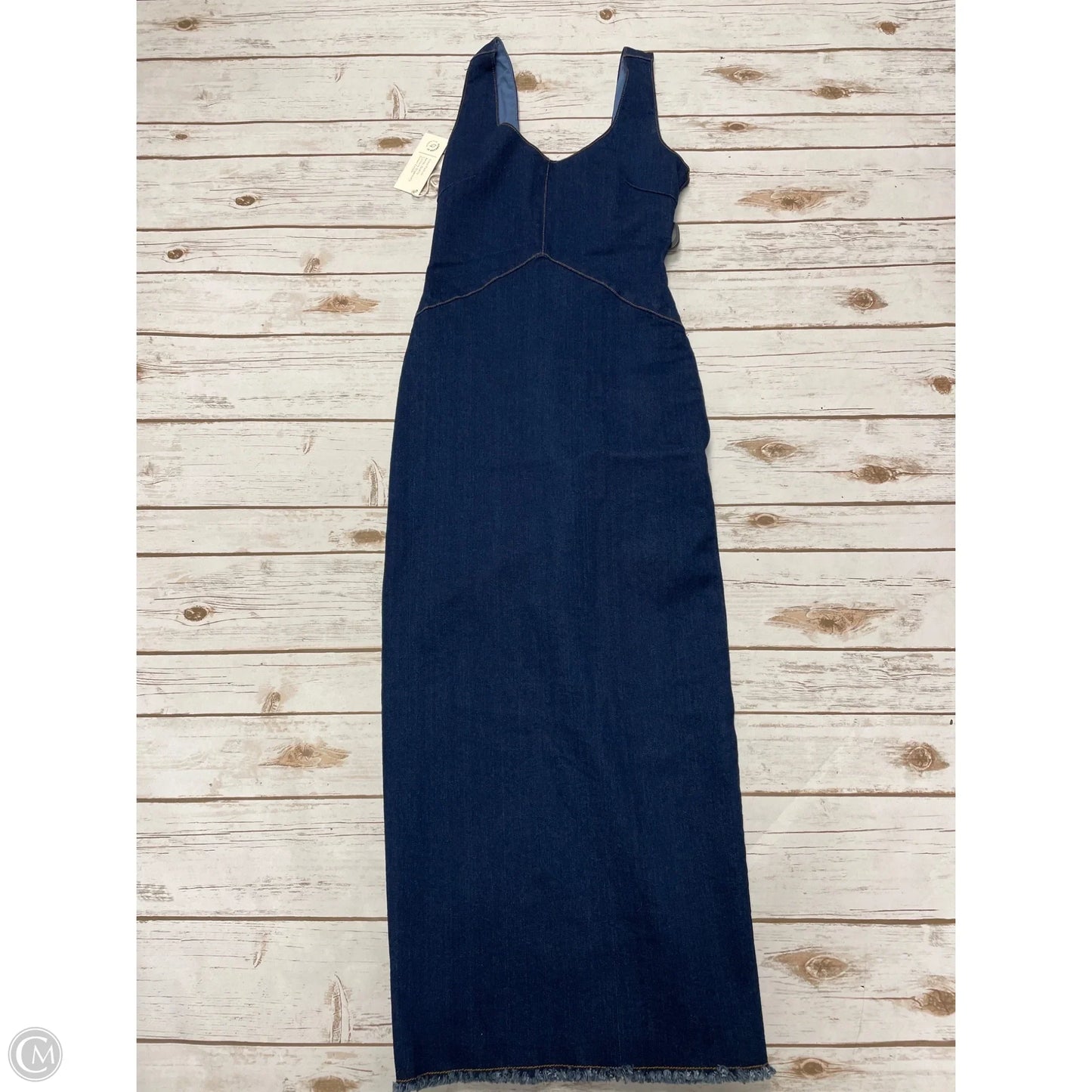 Dress Casual Maxi By Forever 21 In Blue Denim, Size: S