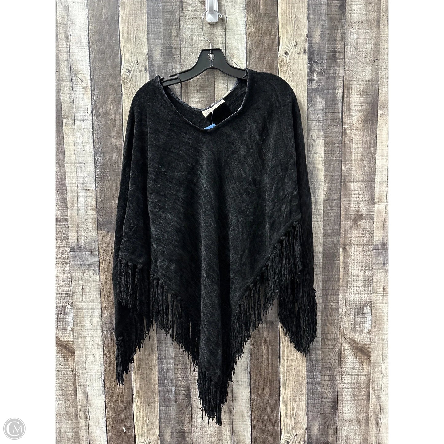 Poncho By New Directions In Black, Size: Osfm