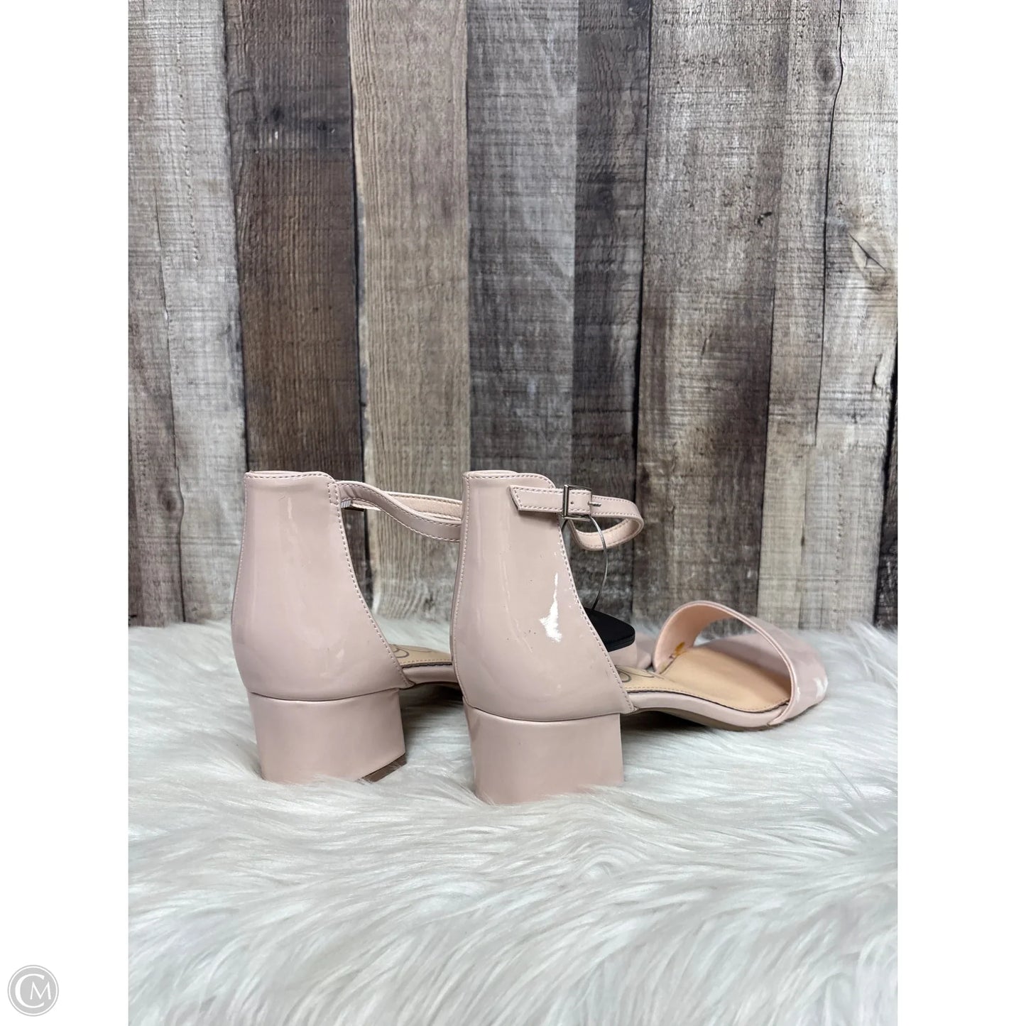 Sandals Heels Block By Sugar In Tan, Size: 10