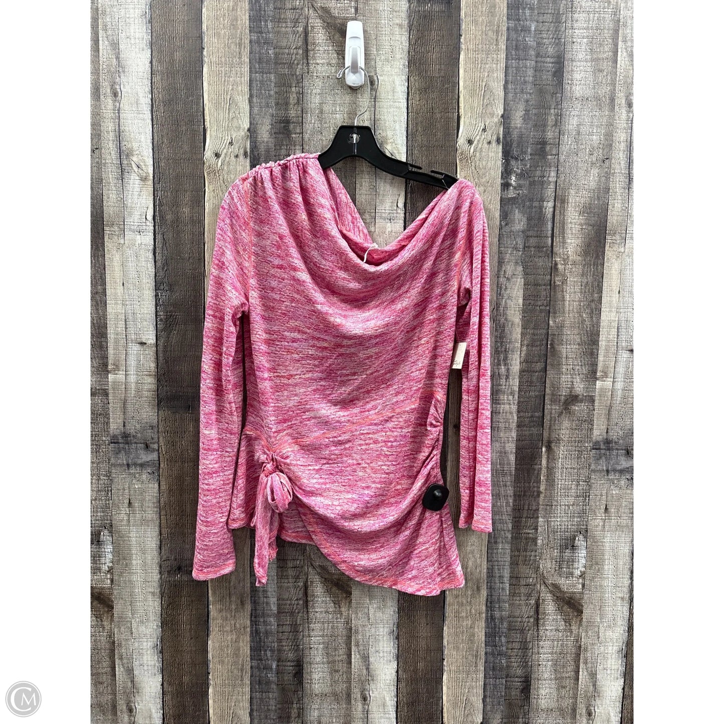 Top Long Sleeve By Free People In Pink, Size: L