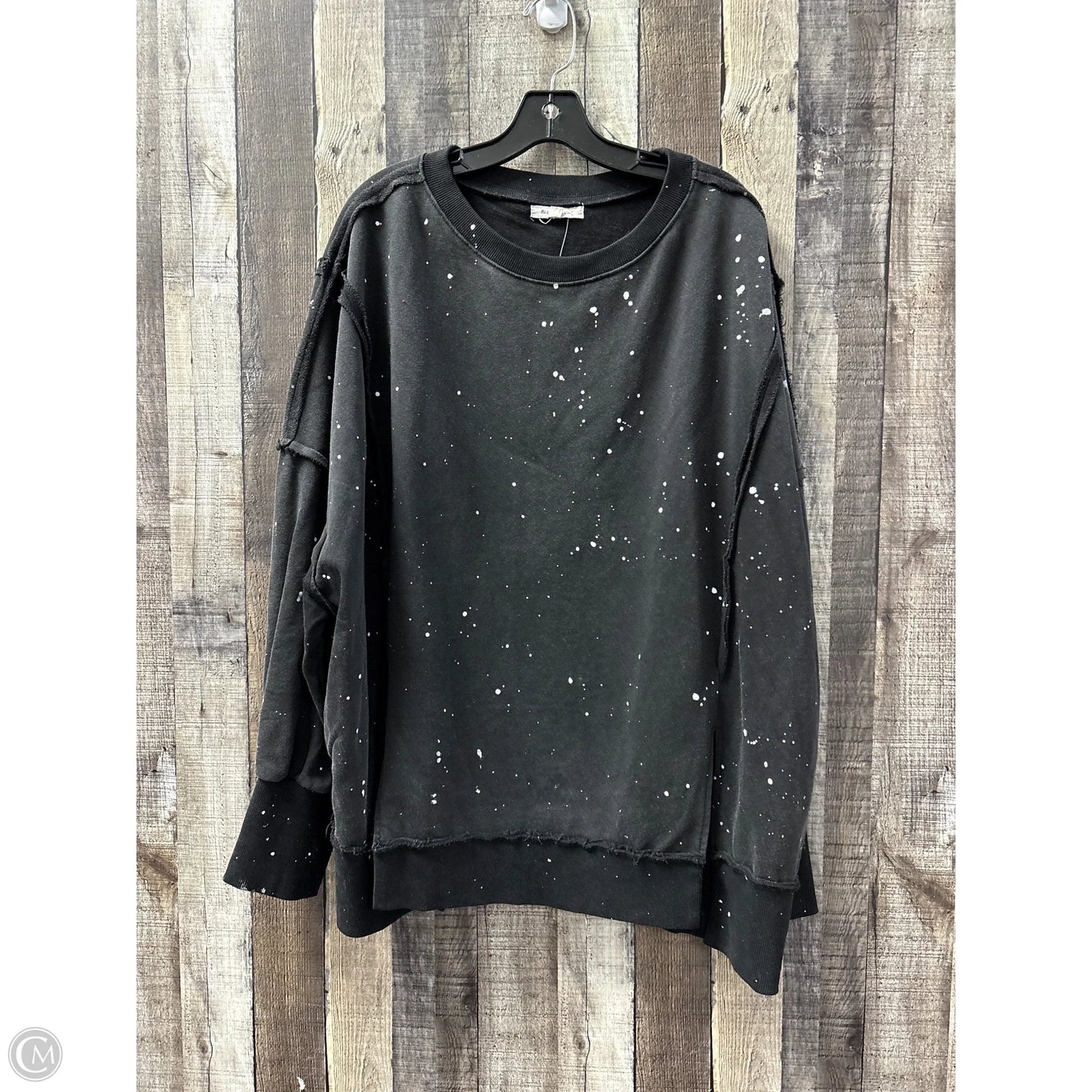 Sweatshirt Crewneck By Cme In Black, Size: L