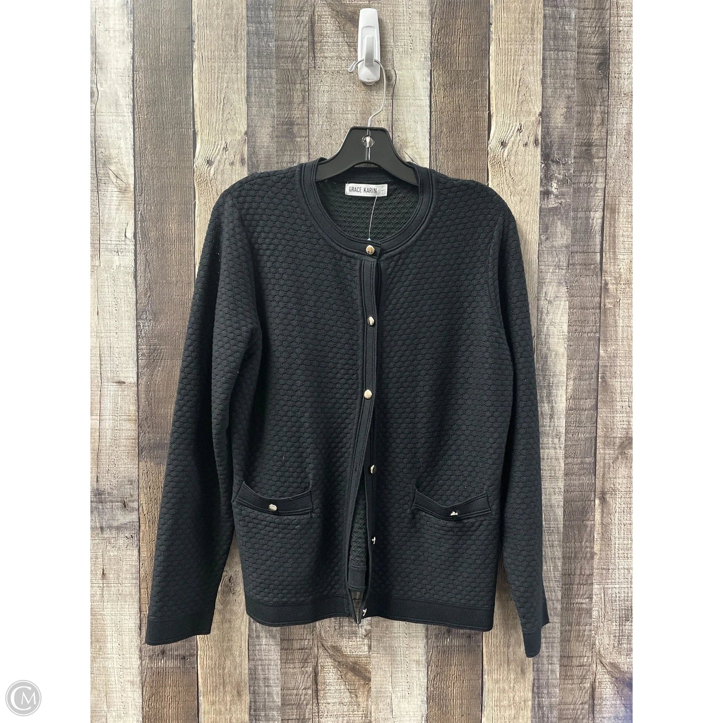 Cardigan By Grace Karin In Black, Size: L