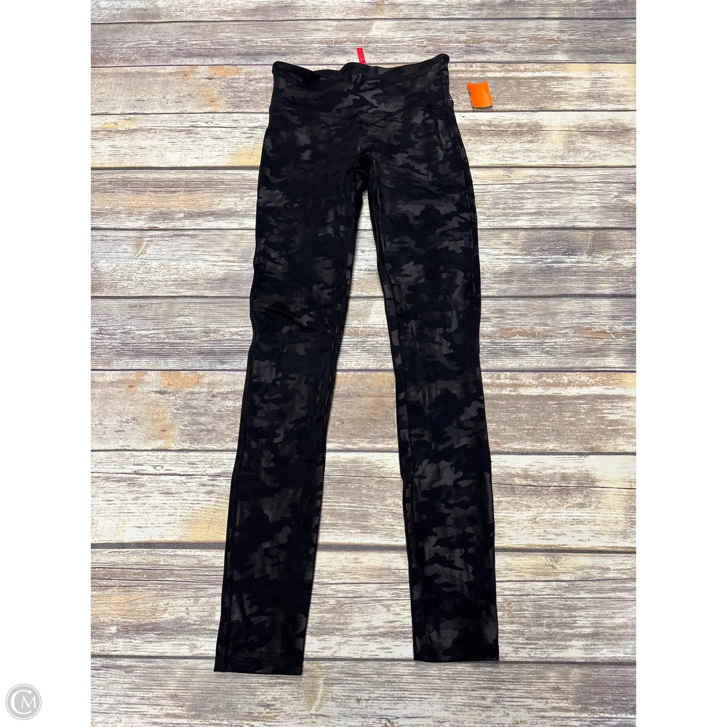 Athletic Leggings By Spanx In Black, Size: S