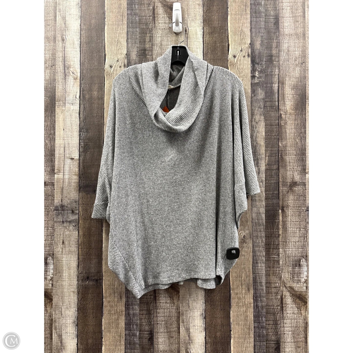 Sweater Short Sleeve By Heimish Usa In Grey, Size: L