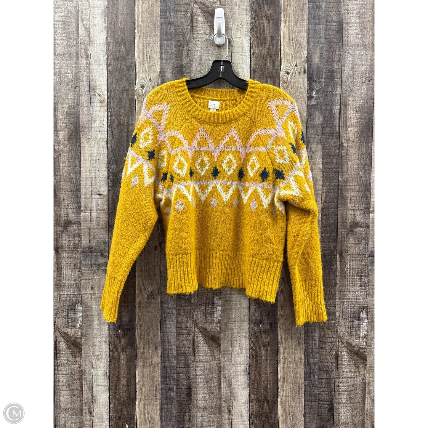 Sweater By A New Day In Yellow, Size: S