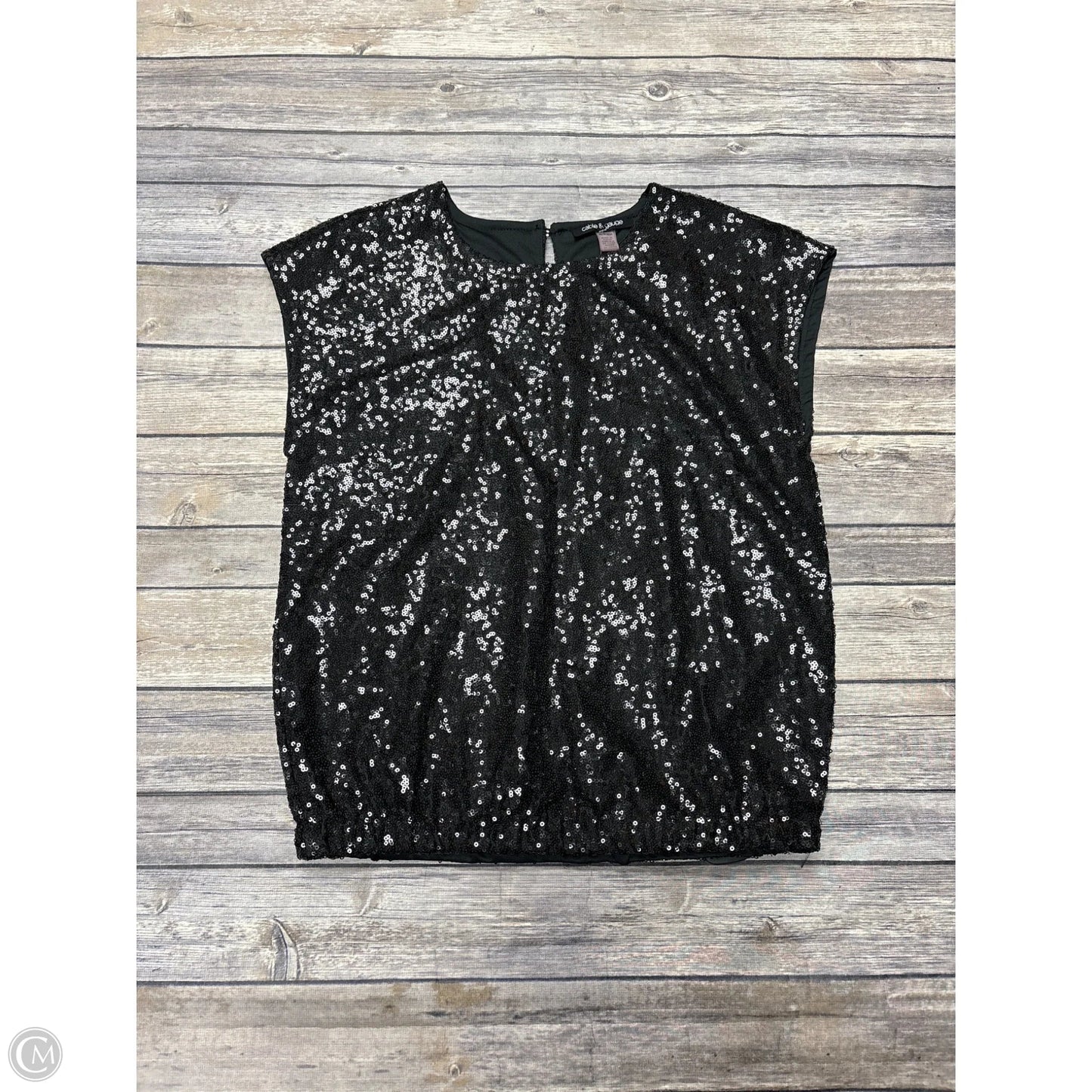 Top Sleeveless By Cable And Gauge In Black, Size: Xs