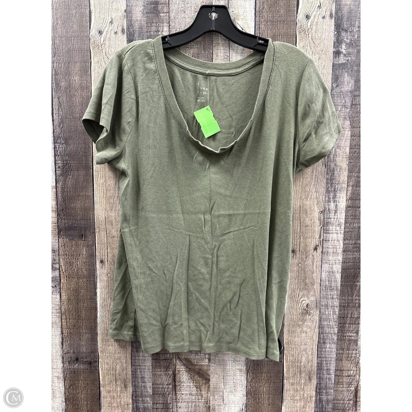 Top Short Sleeve By A New Day In Green, Size: Xxl