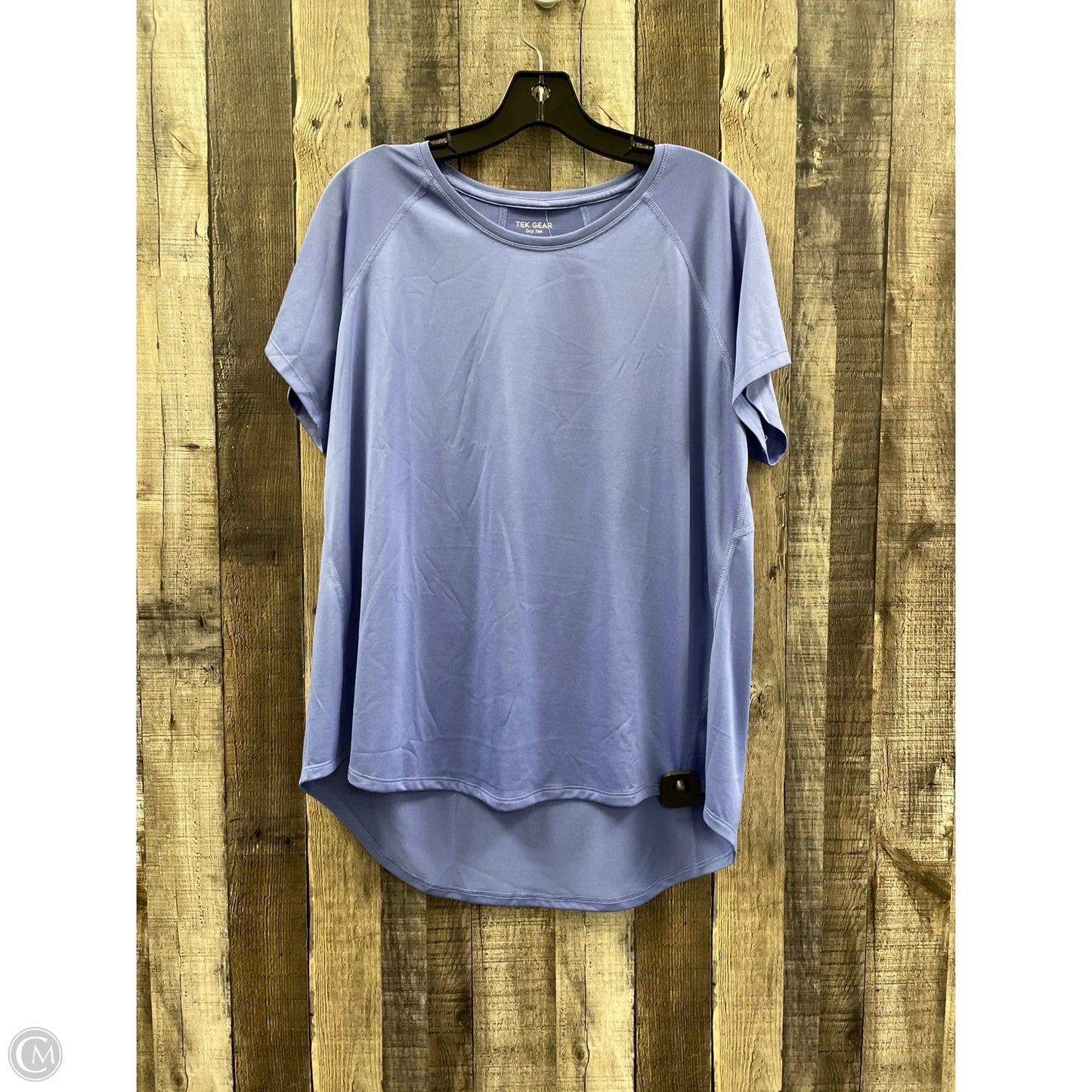 Athletic Top Short Sleeve By Tek Gear In Purple, Size: Xl