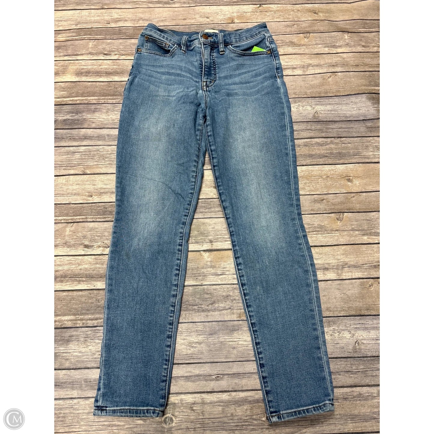 Jeans Skinny By Madewell In Blue Denim, Size: 4