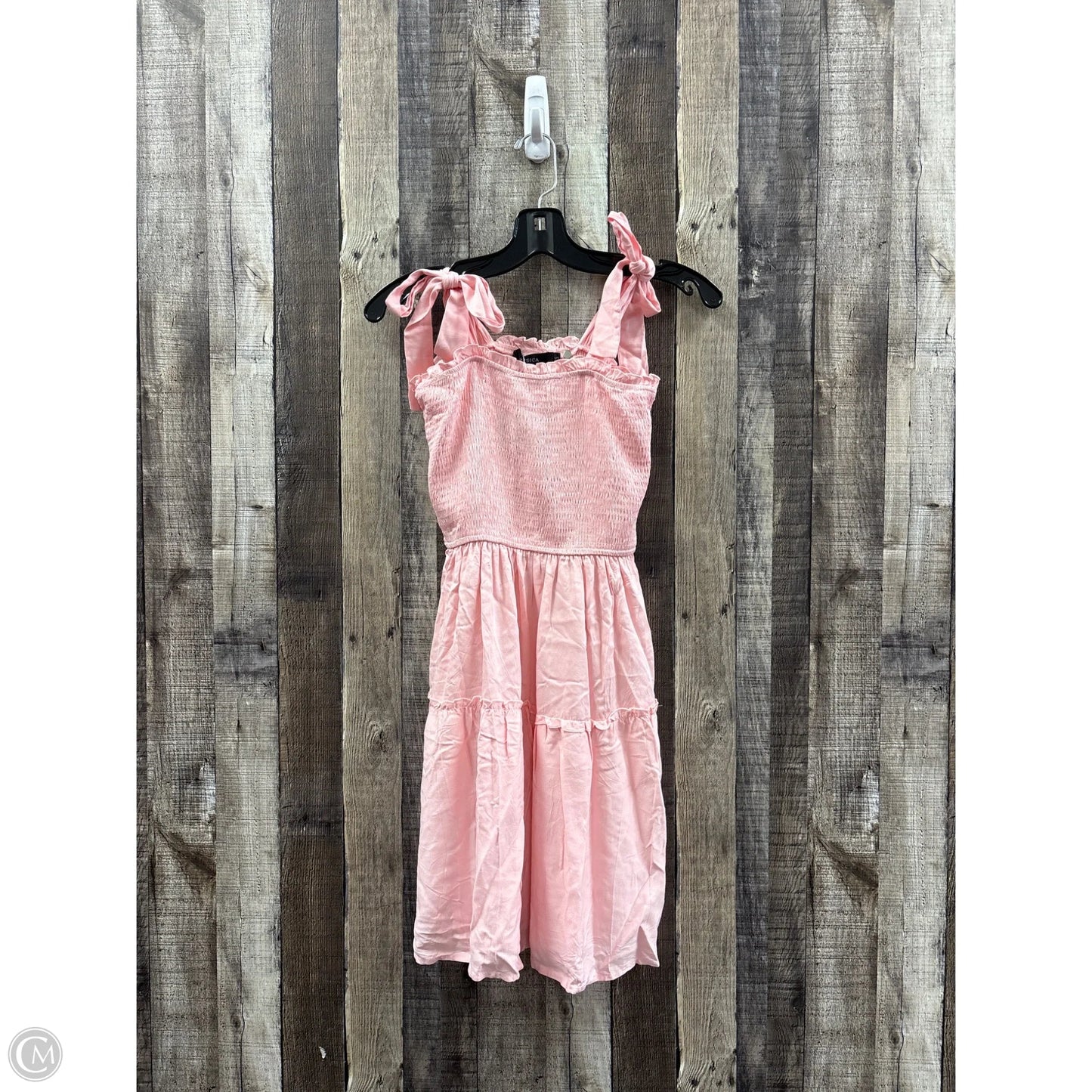 Dress Casual Midi By Zesica In Pink, Size: S