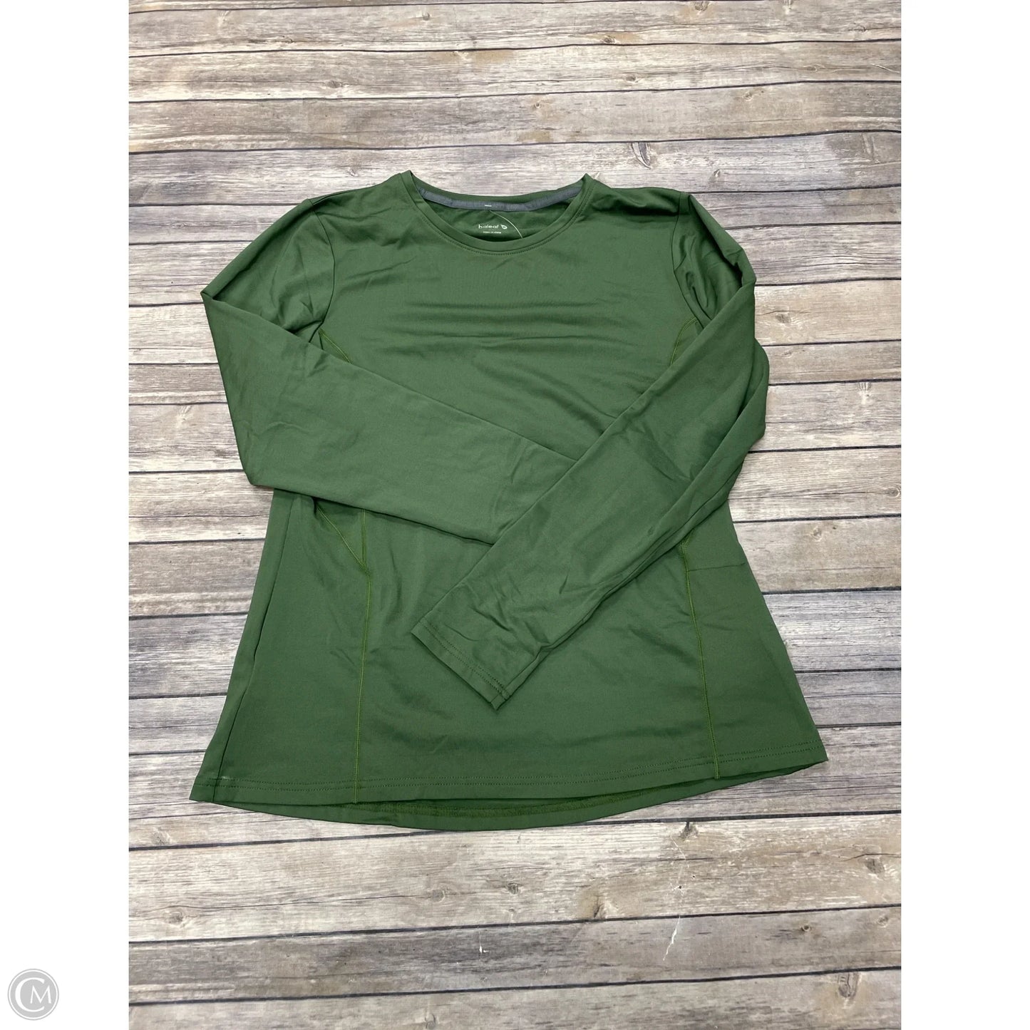 Athletic Top Long Sleeve Crewneck By Baleaf In Green, Size: 2x