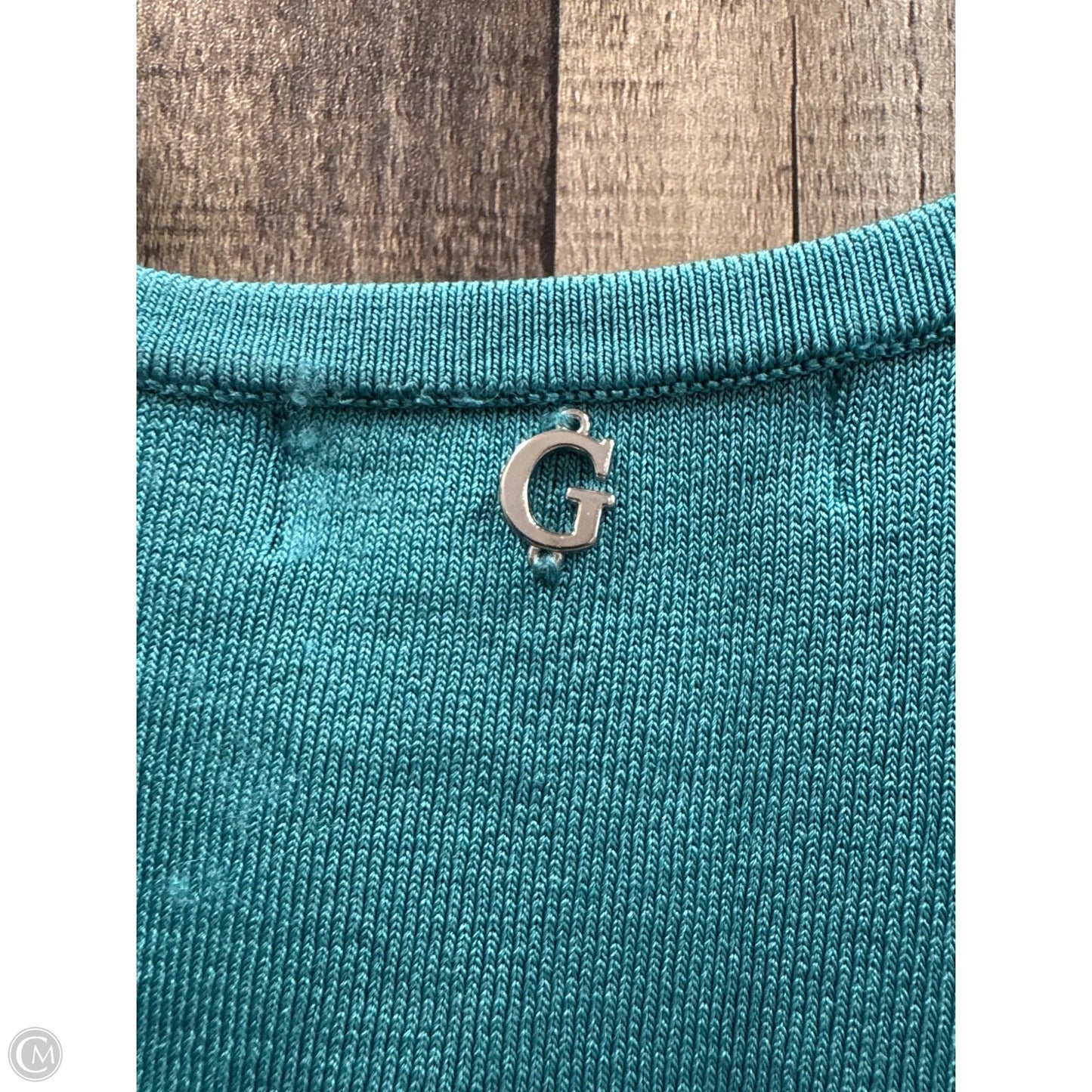 Dress Casual Midi By Guess In Blue, Size: M