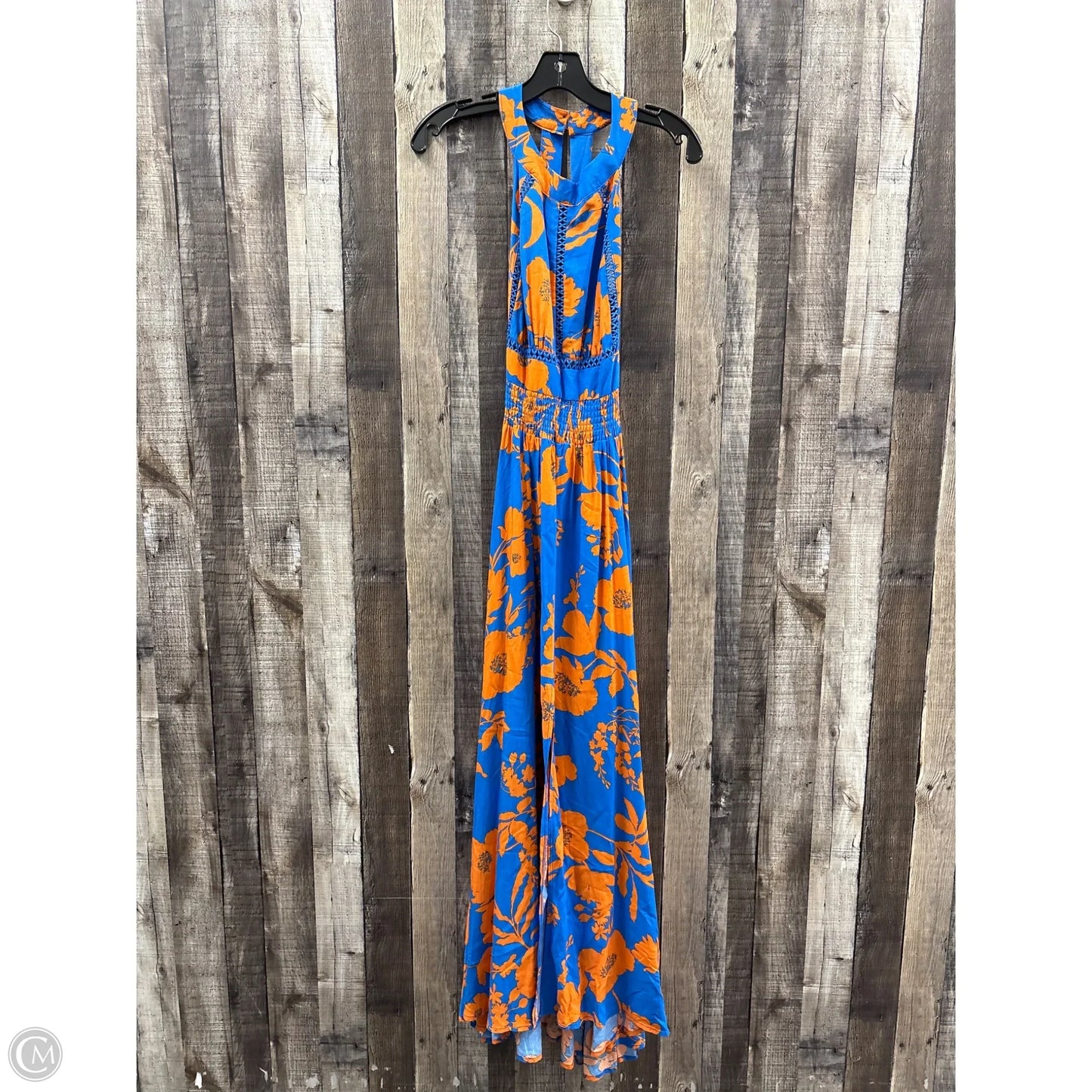 Dress Casual Maxi By Abel The Label In Blue & Orange, Size: M