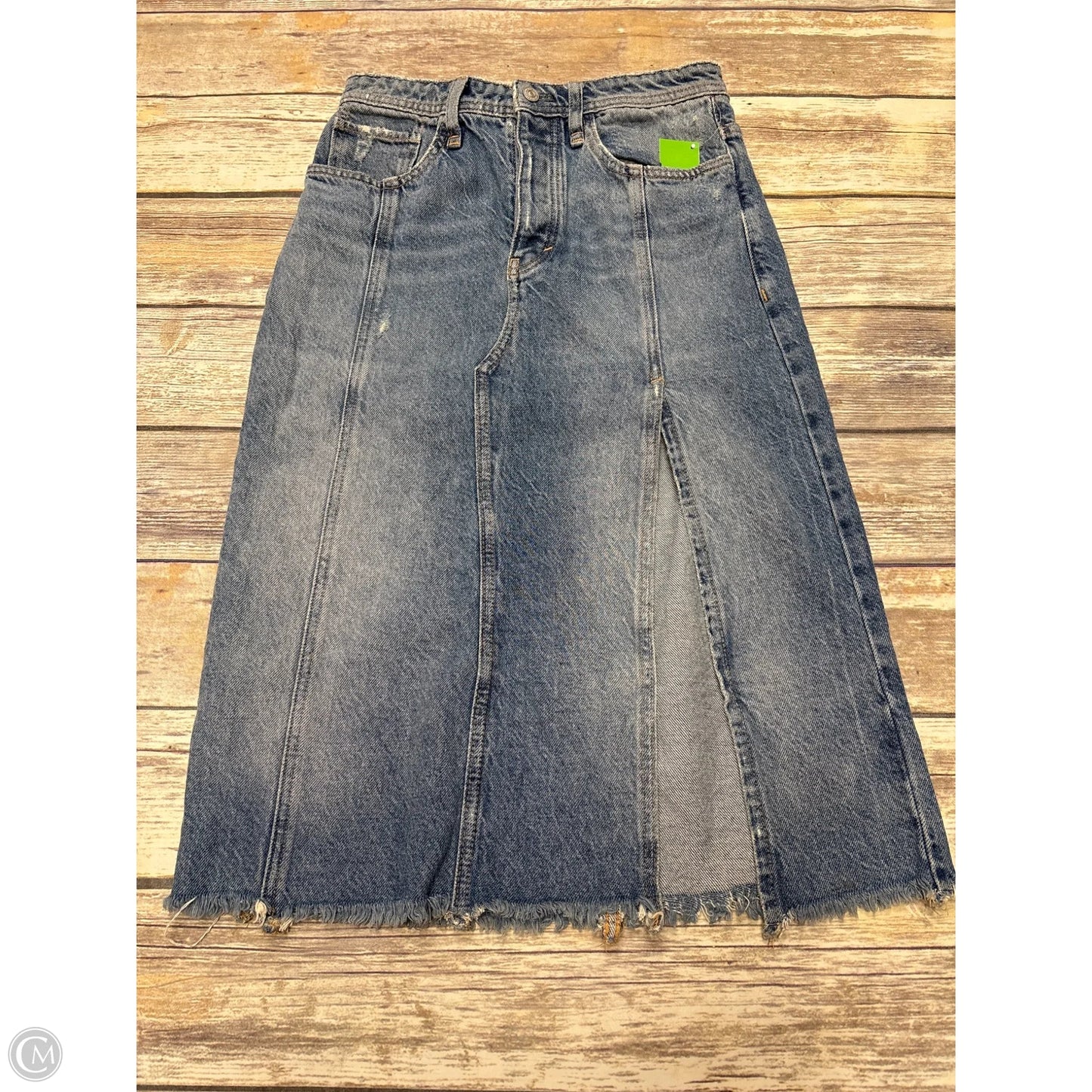 Skirt Maxi By We The Free In Blue Denim, Size: 0