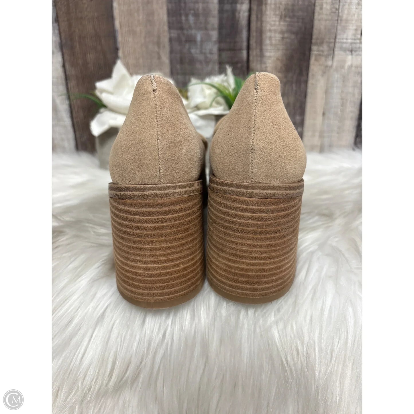Shoes Heels Block By Vince Camuto In Tan, Size: 7