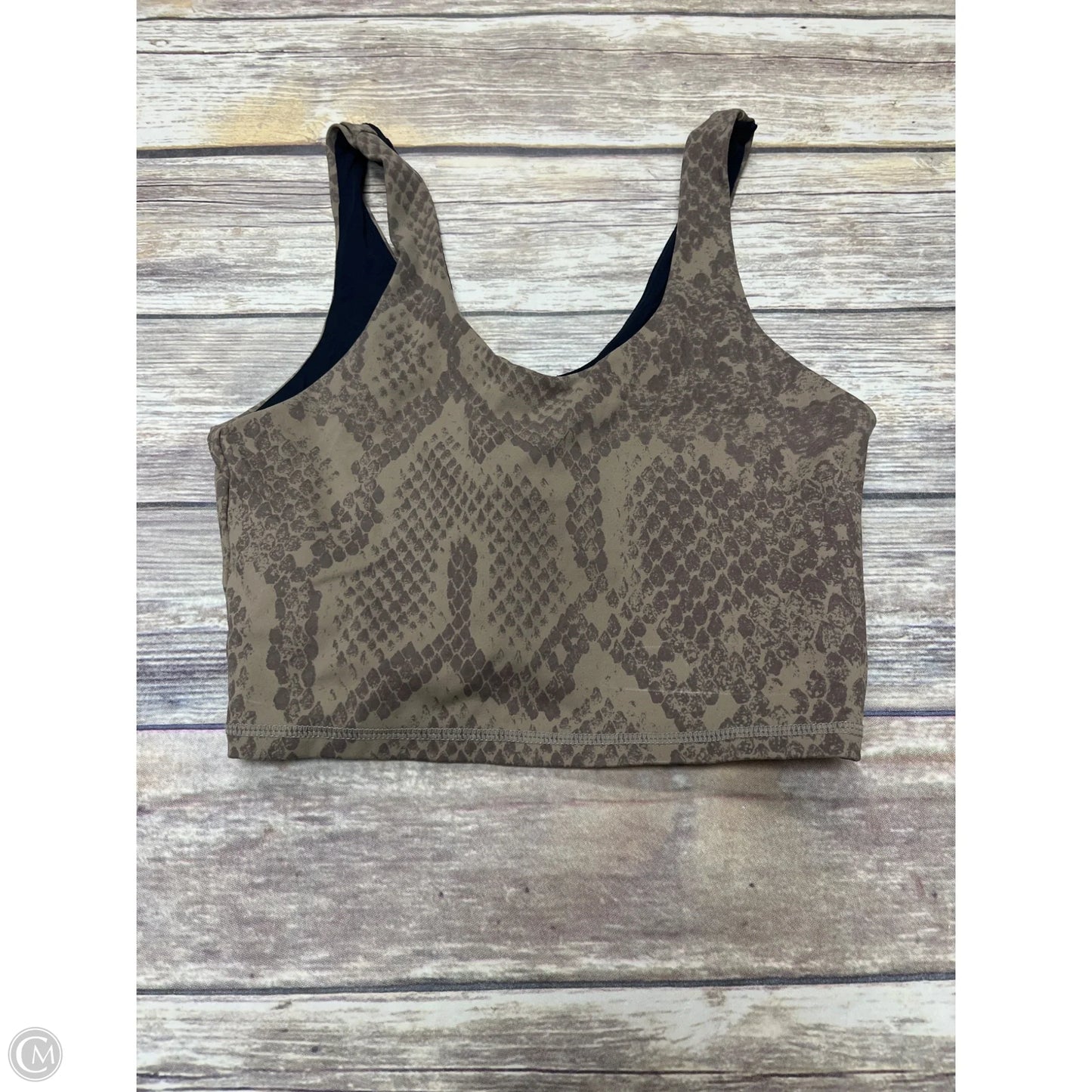 Athletic Tank Top By Varley In Snakeskin Print, Size: S