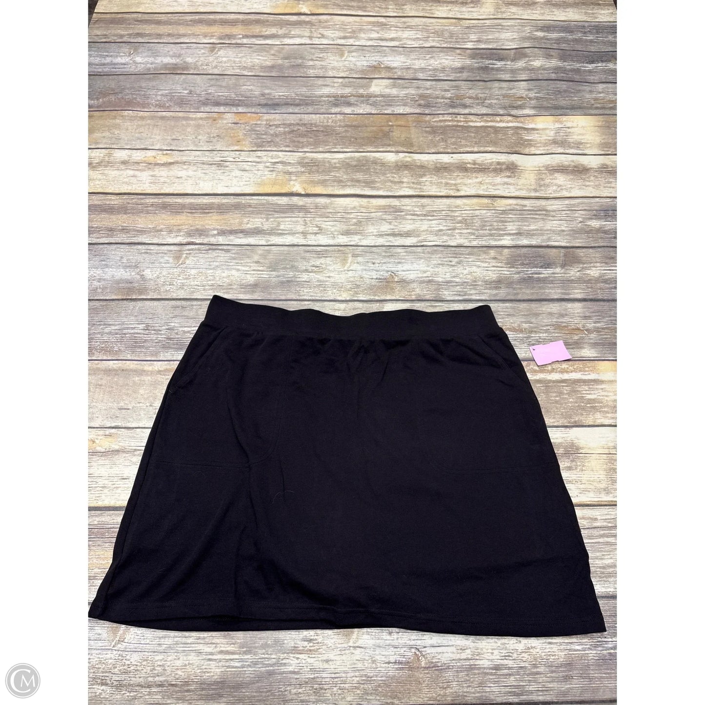 Skort By Croft And Barrow In Black, Size: L
