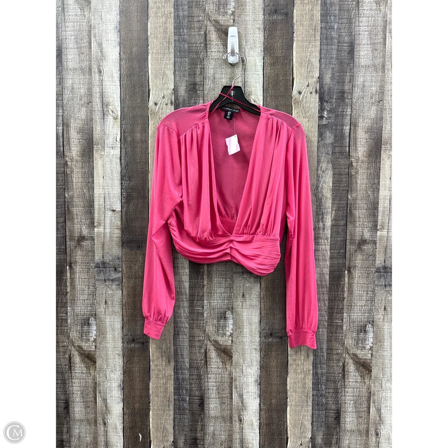 Top Long Sleeve By Sincerely Jules In Pink, Size: L