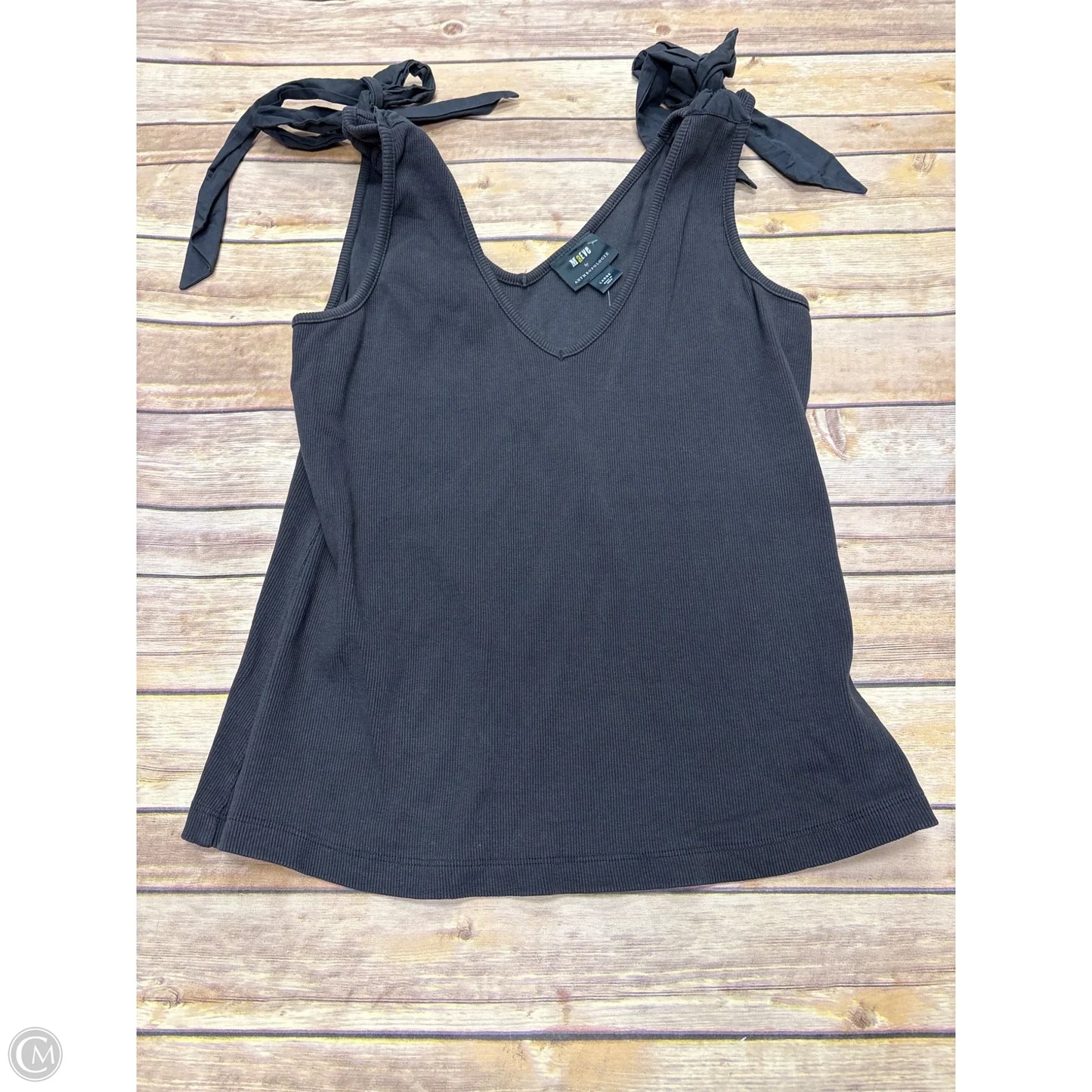 Top Sleeveless By Anthropologie In Grey, Size: L