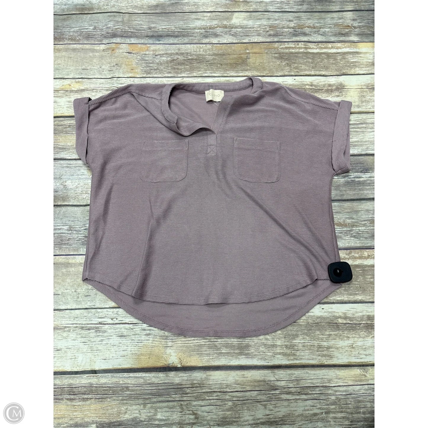 Top Short Sleeve By Cupio In Mauve, Size: S