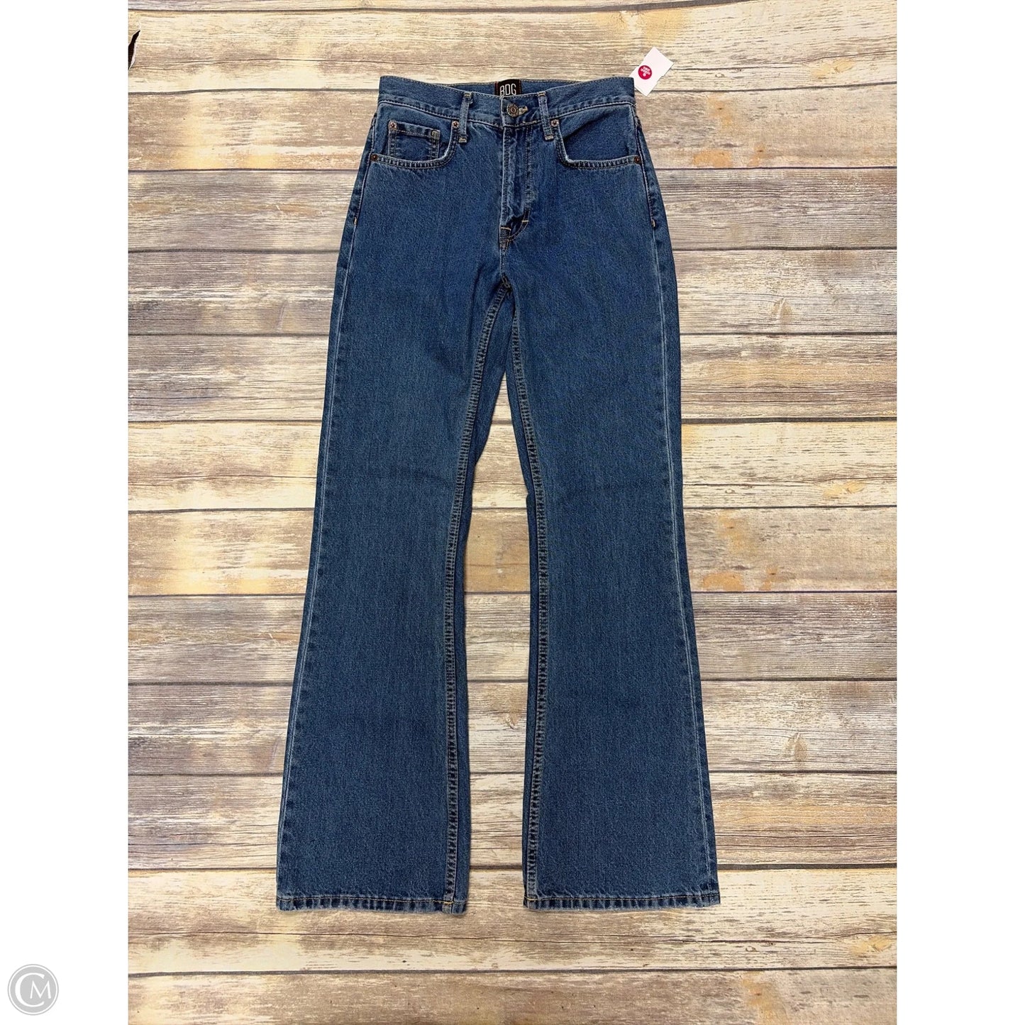 Jeans Flared By Bdg In Blue Denim, Size: 0