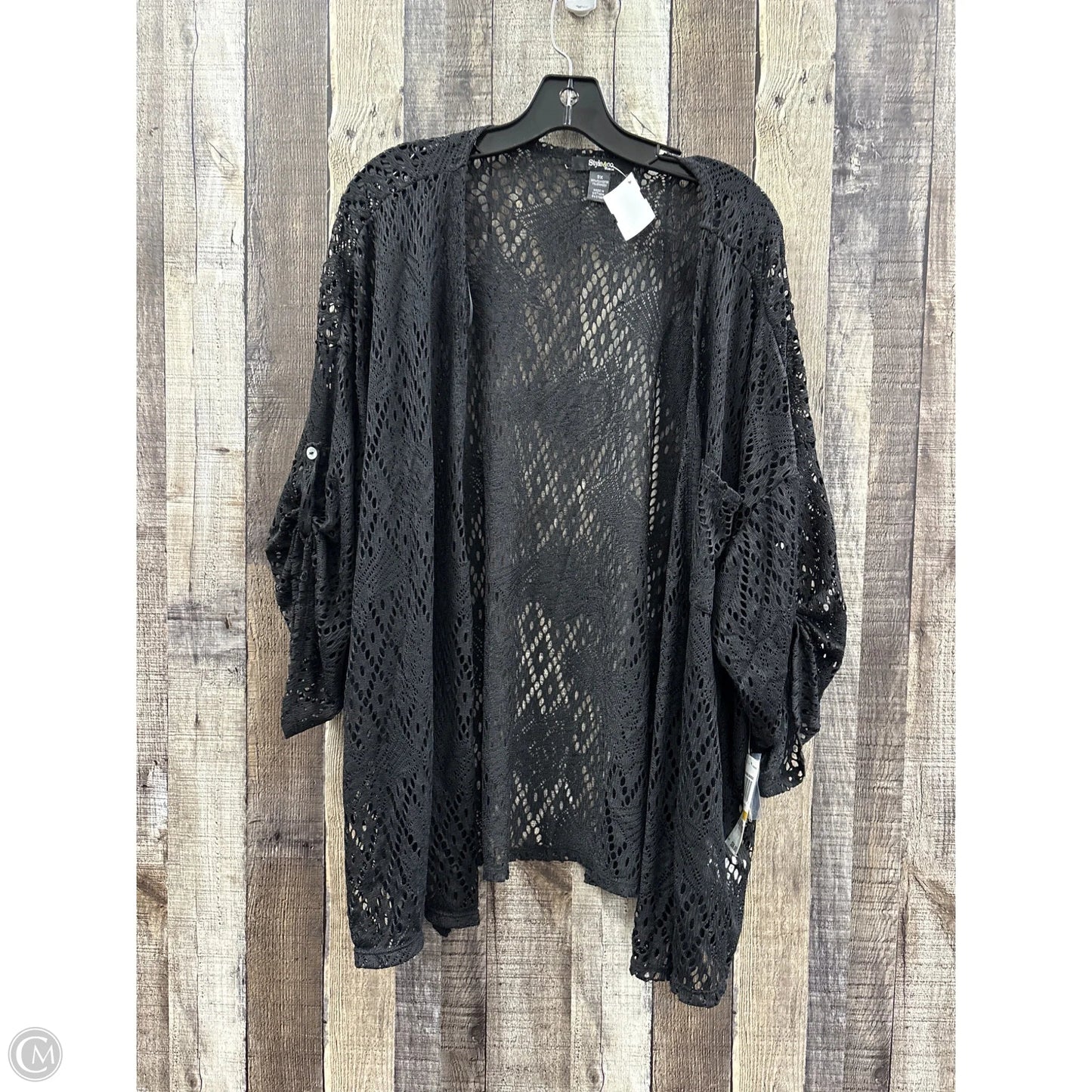 Cardigan By Style And Co Collection Women In Black, Size: 3x