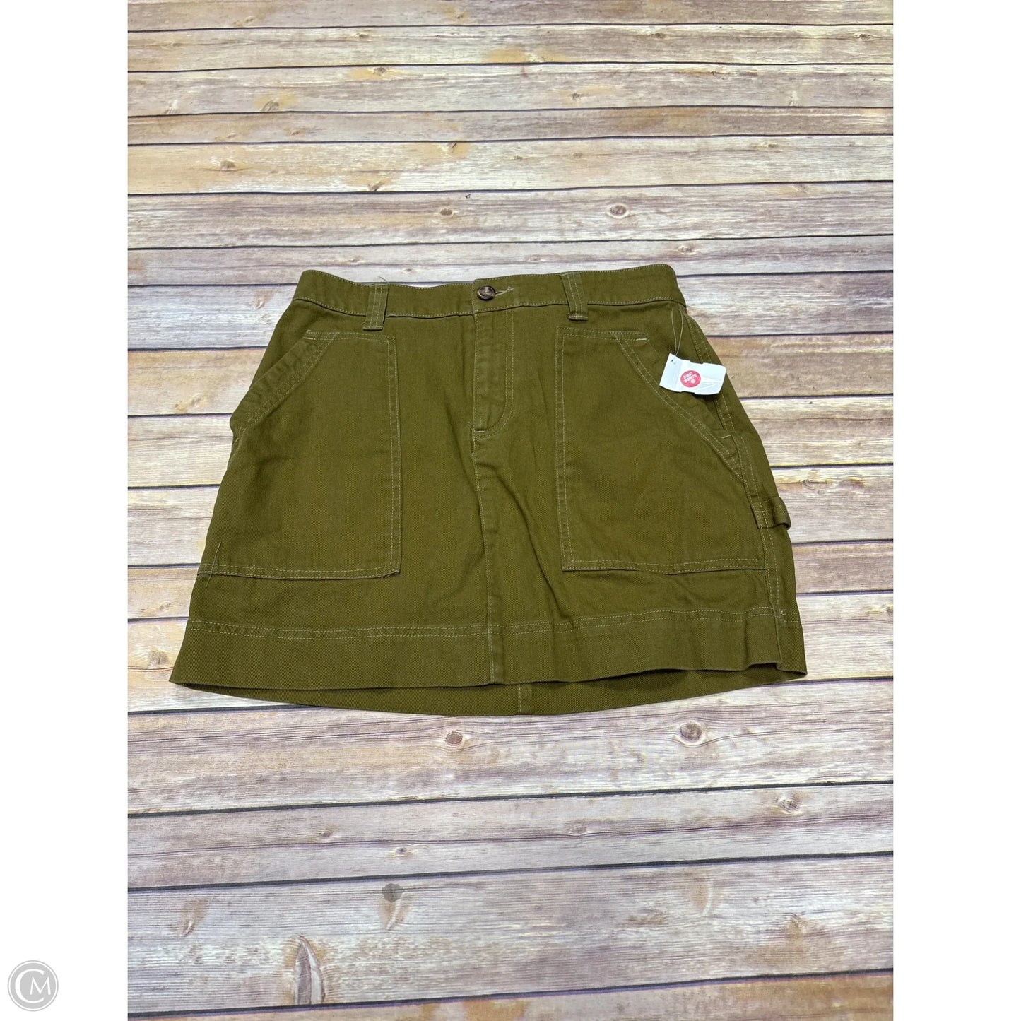 Skirt Mini & Short By Old Navy In Green Denim, Size: 6