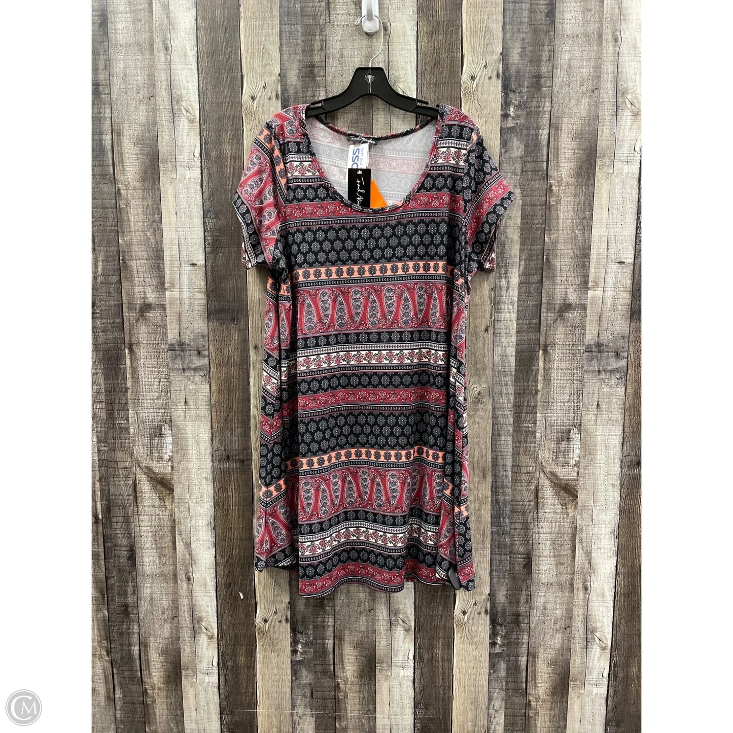 Dress Casual Midi By Cme In Paisley Print, Size: 2x