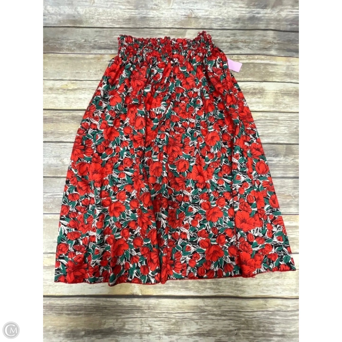 Skirt Set 2pc By Angashion In Floral Print, Size: Xl