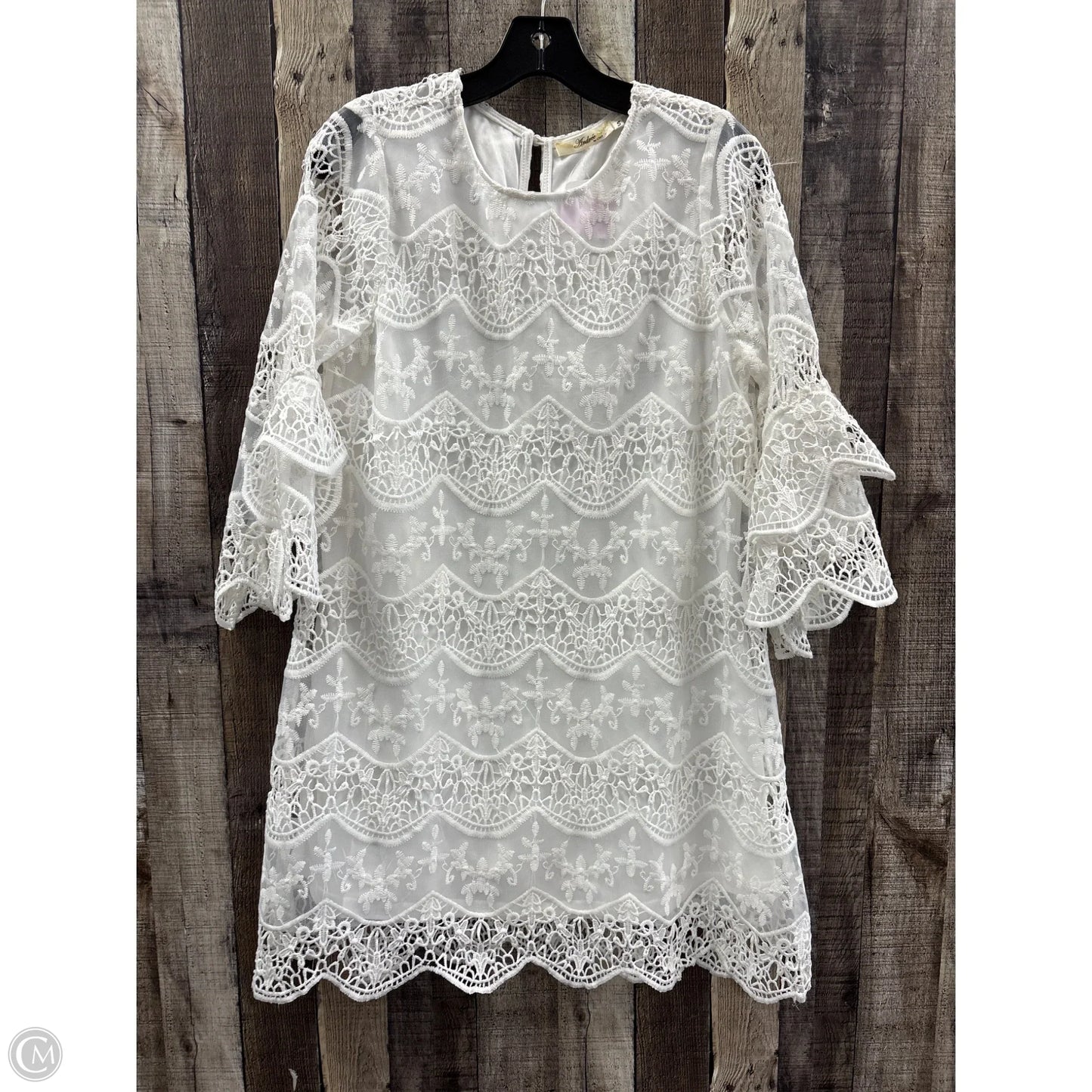 Dress Casual Midi By Cme In White, Size: S