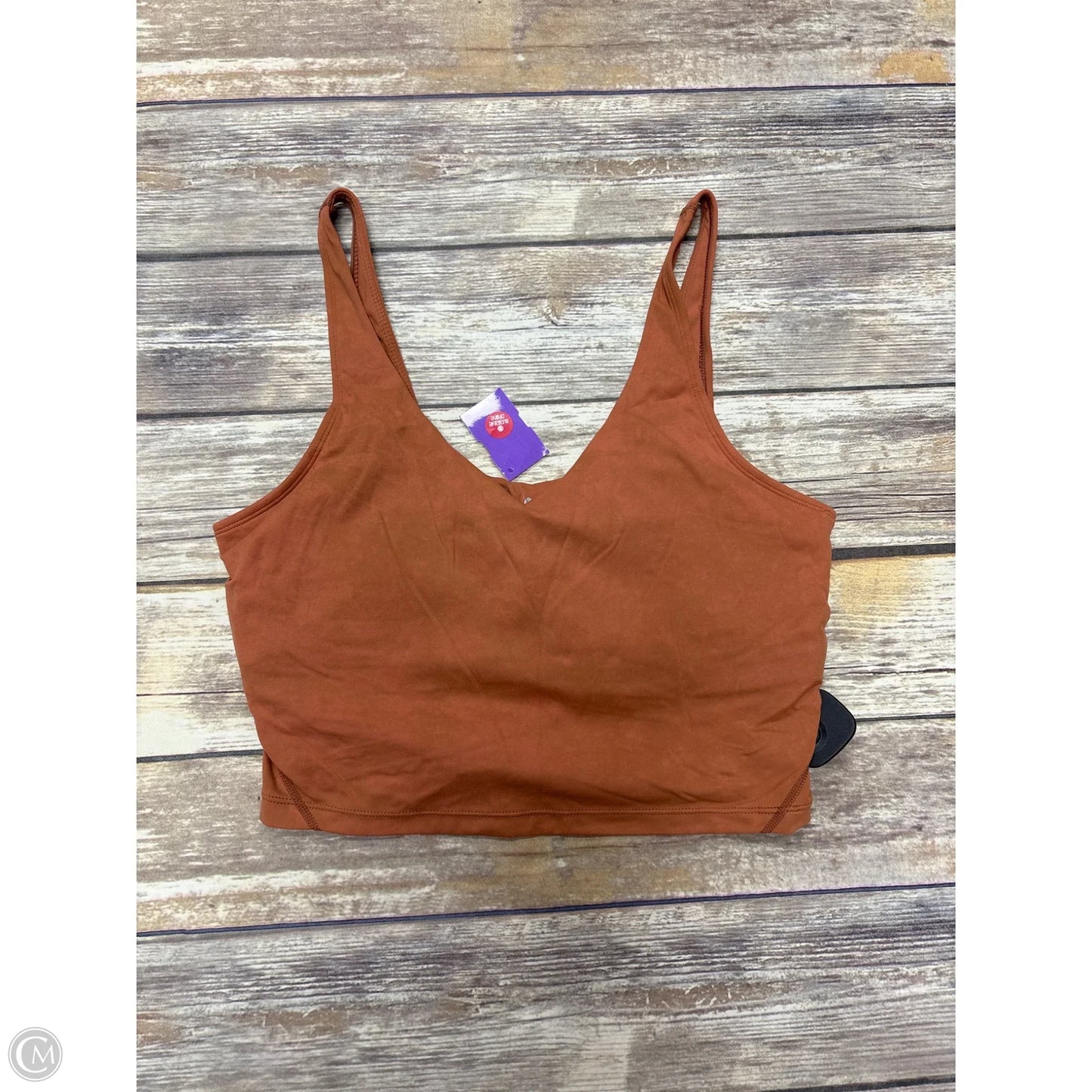 Athletic Tank Top By Cme In Orange, Size: L