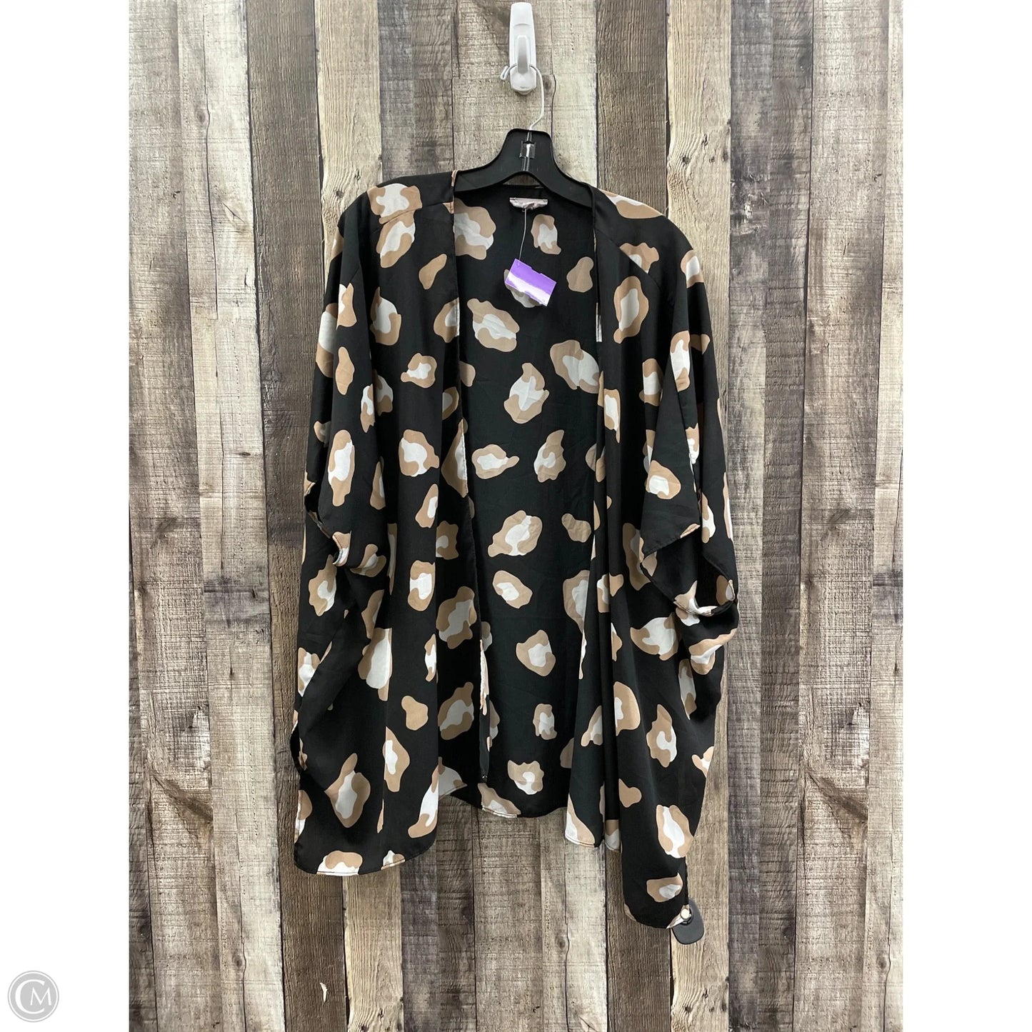 Kimono By Chicsoul In Animal Print, Size: 2x