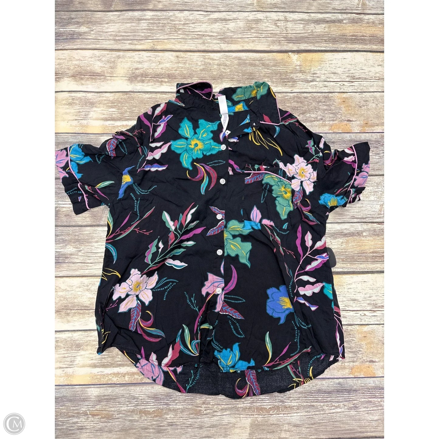 Top Short Sleeve By Stars Above In Black, Size: Xl
