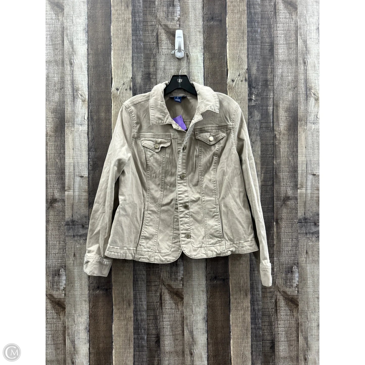 Jacket Other By Charter Club In Brown, Size: Xl