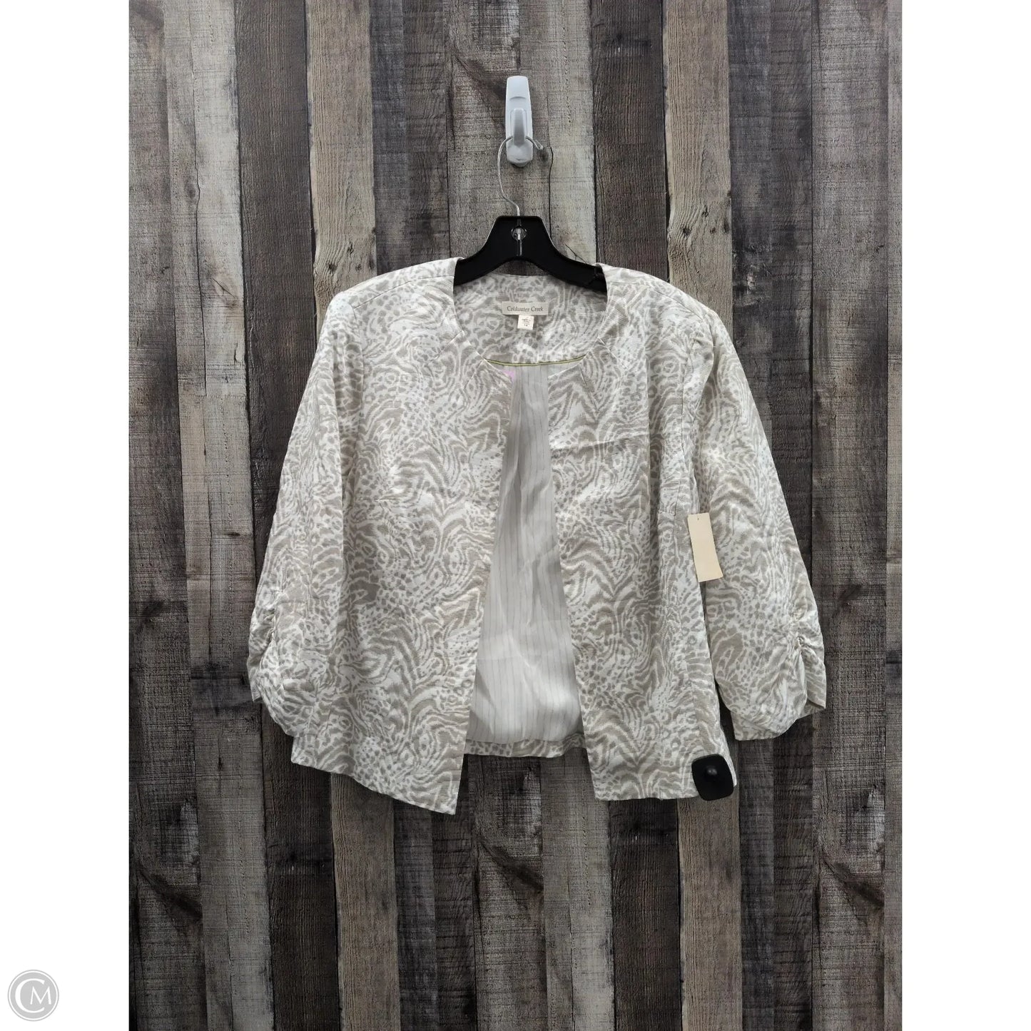 Blazer By Coldwater Creek In Animal Print, Size: 14