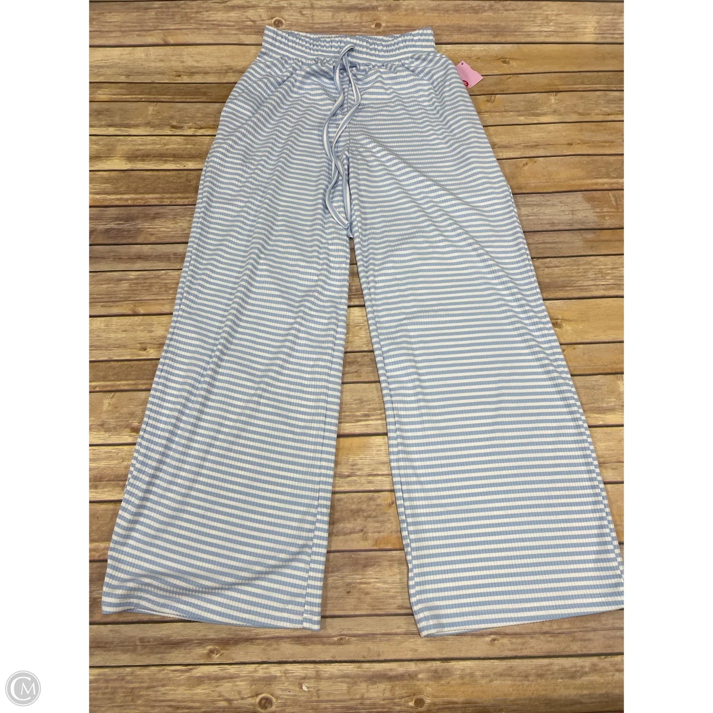 Pajamas 2pc By Shein In Striped Pattern, Size: L