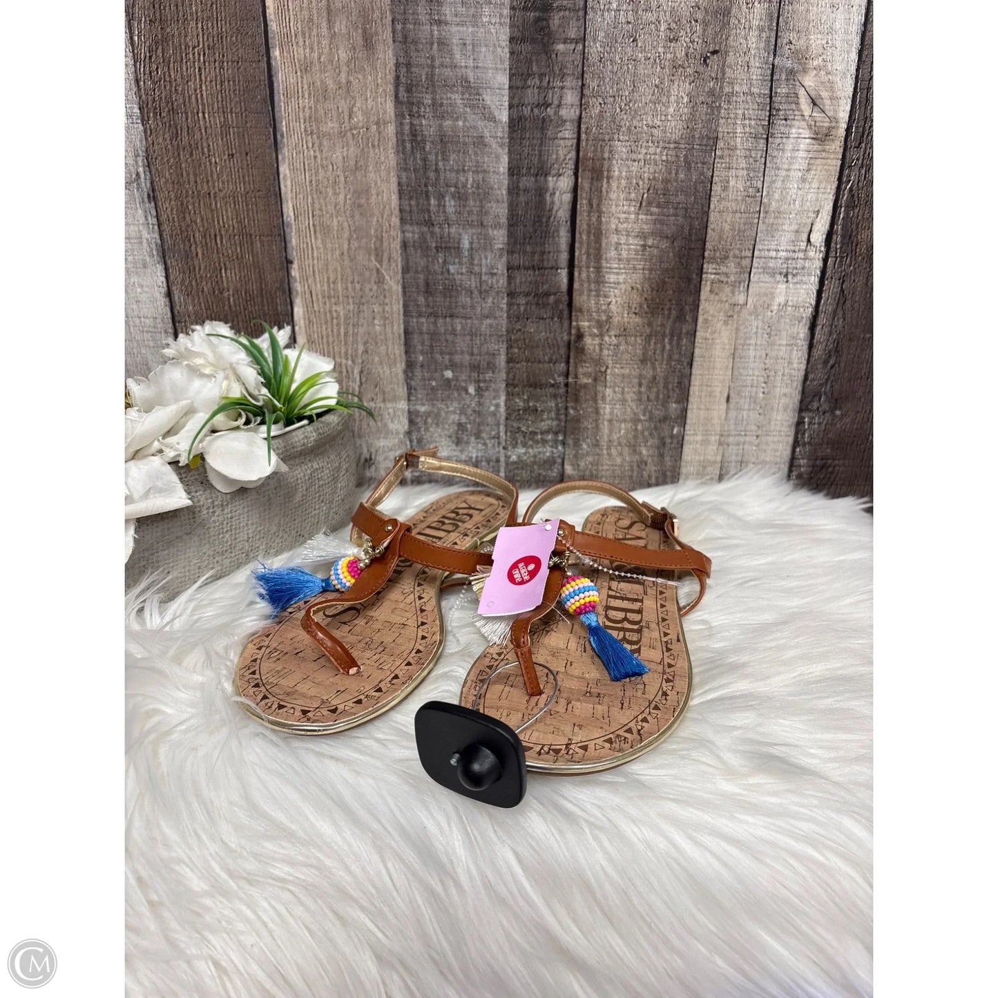 Sandals Flats By Sam And Libby In Brown, Size: 8.5