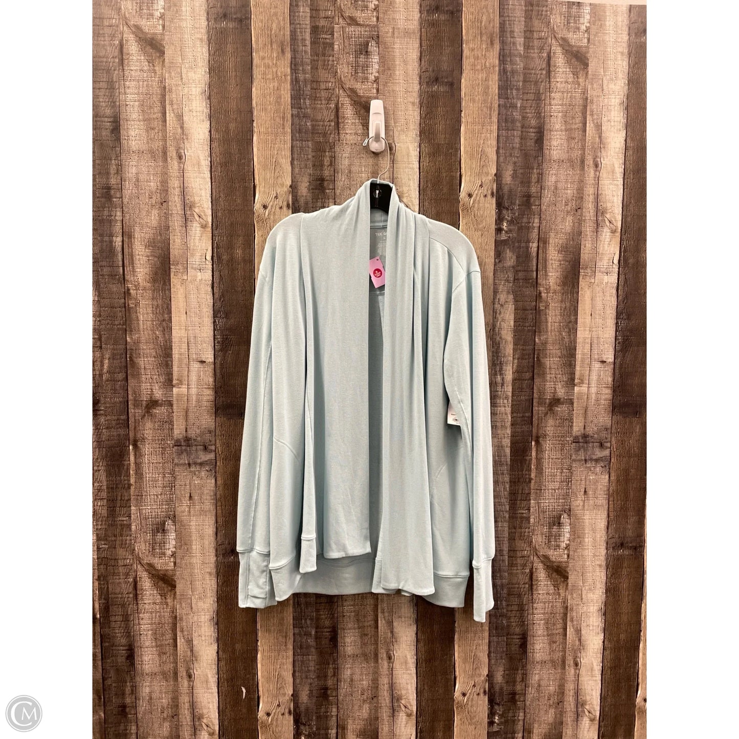 Cardigan By Tek Gear In Blue, Size: L